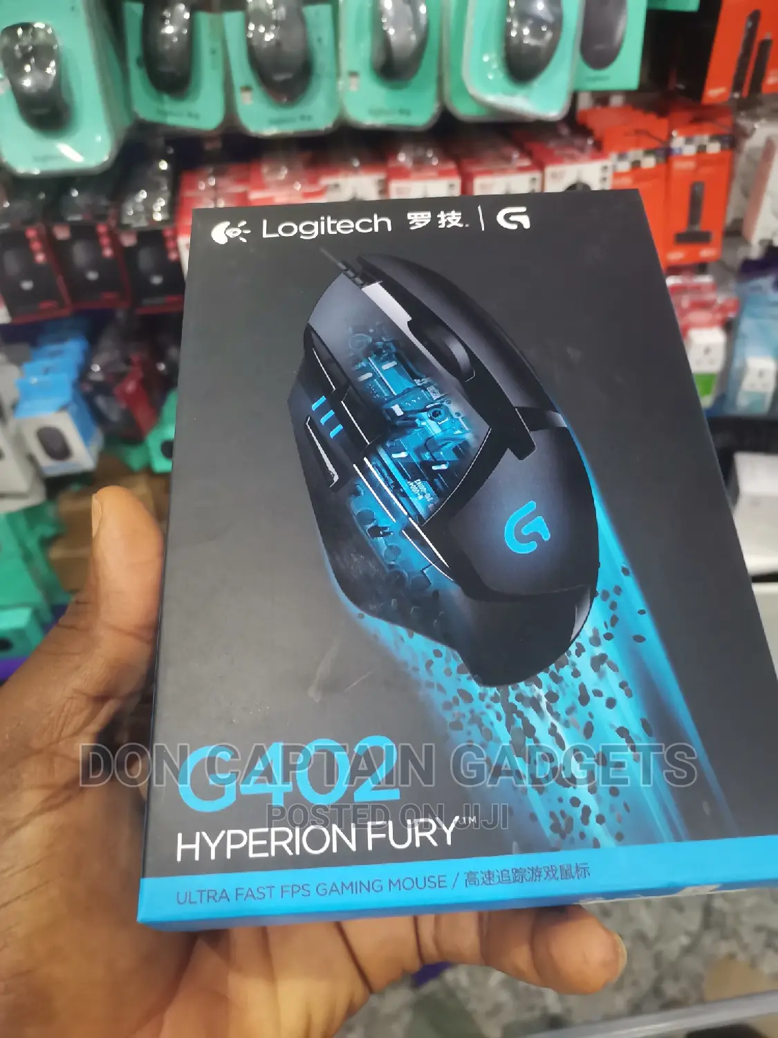 Logitech G402 Hyperion Fury Game Mouse