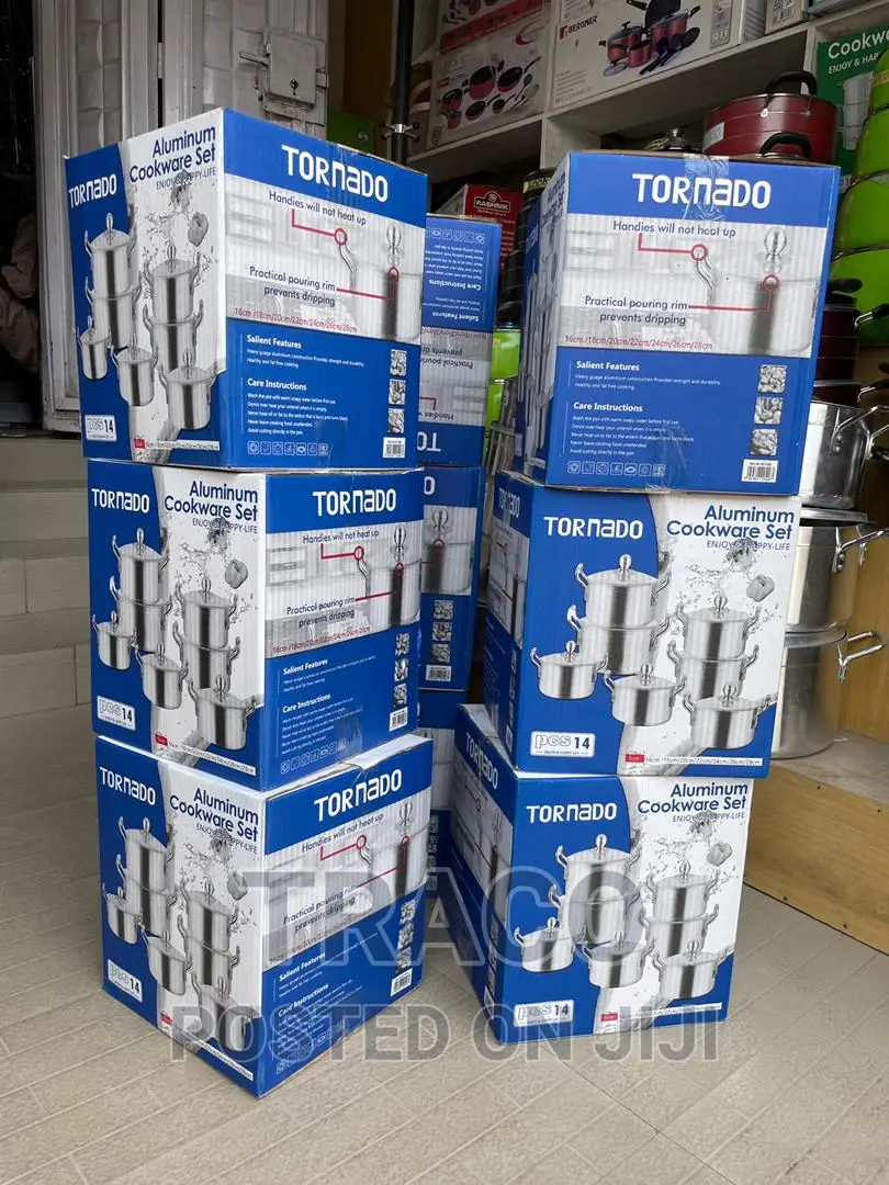 Tornado 7 Set of Aluminium Pots