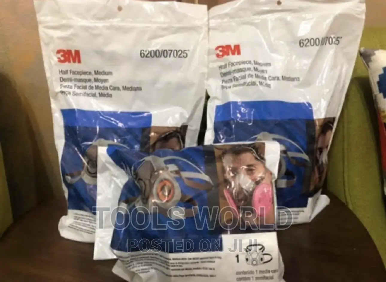 3m Respirator + 1pair Of Vapour Cartridges