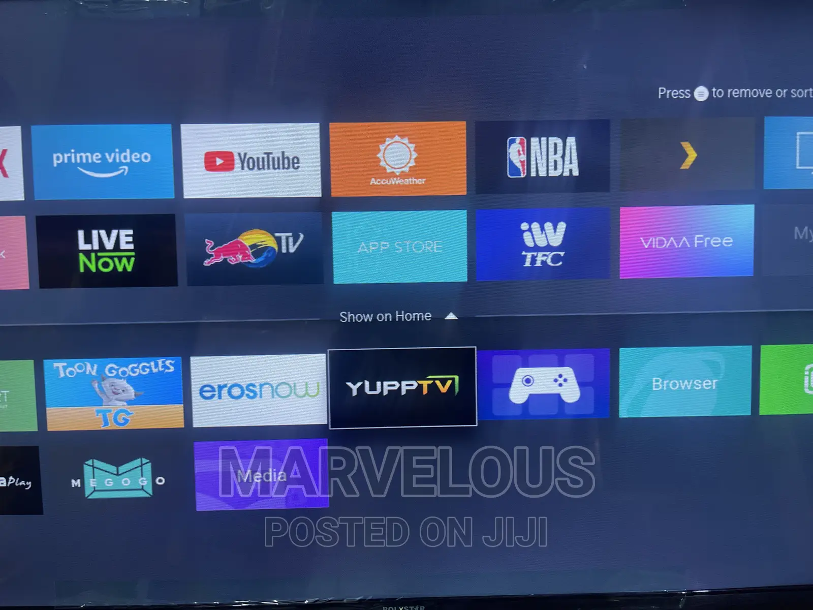 Polystar 43inch Smart Full HD Television Full Smart
