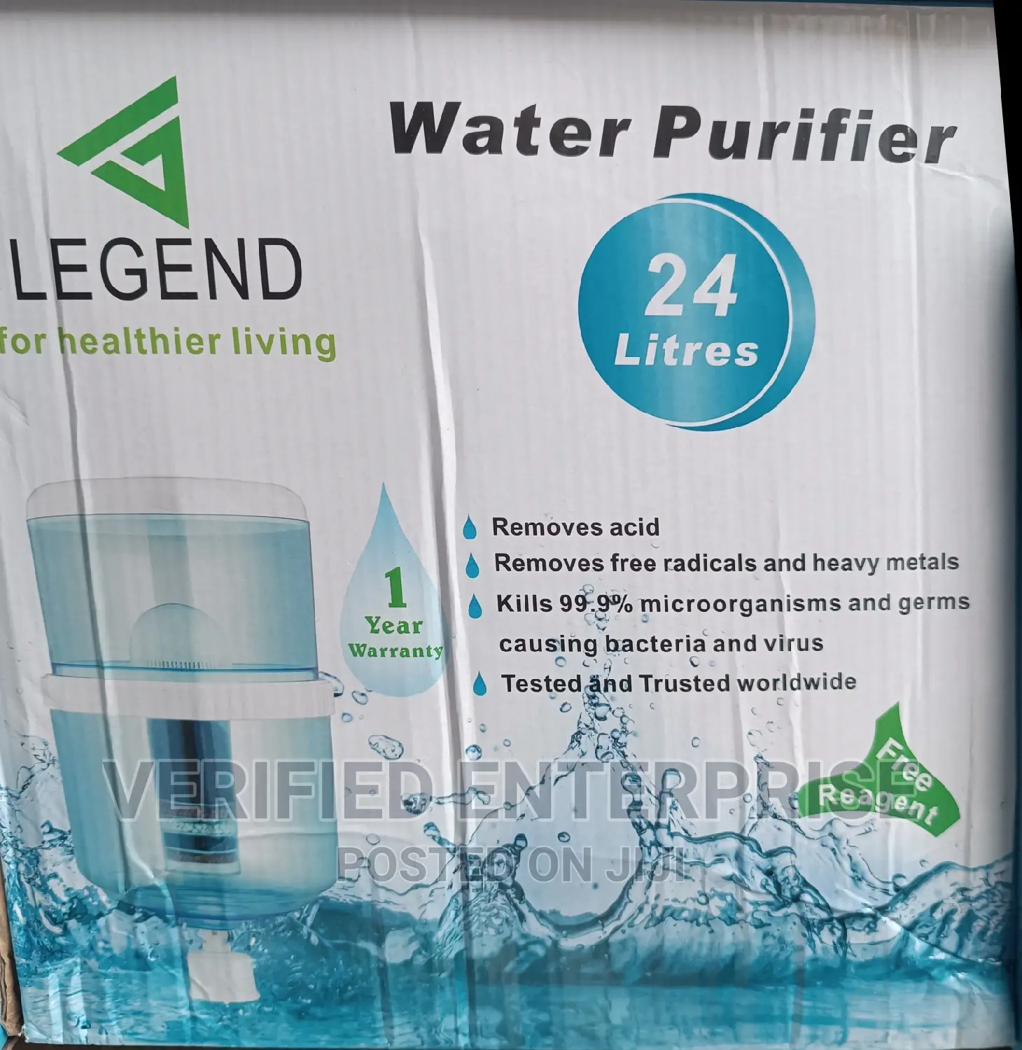 Legend Water Purifier for Dispenser - 24l