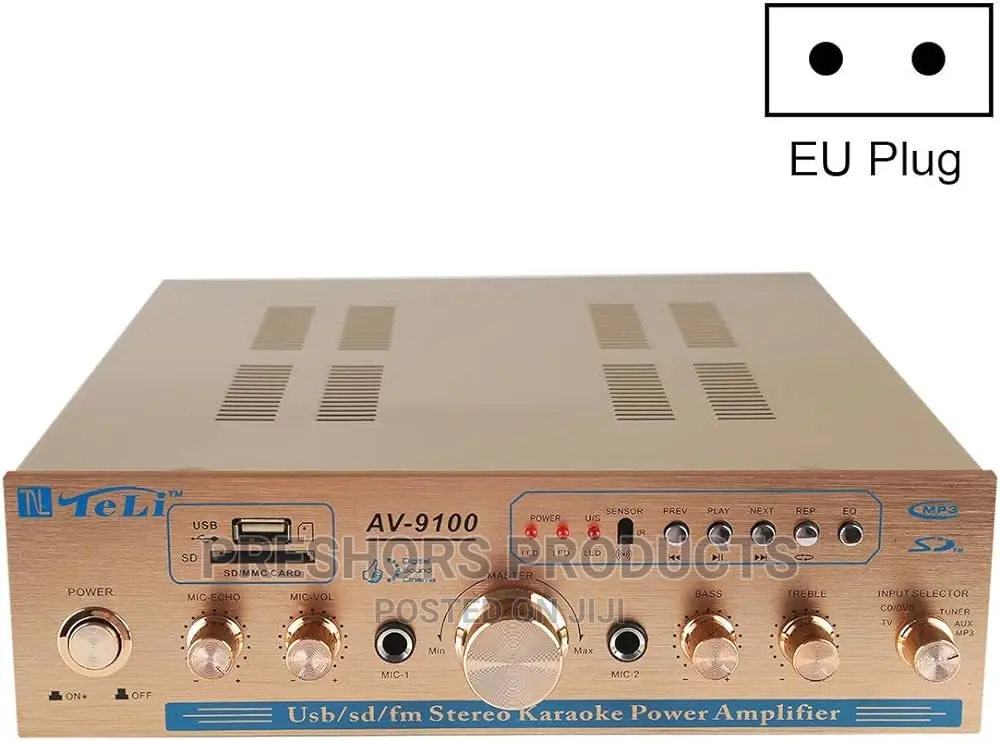 AV-9100 Karoke Power Amplifier