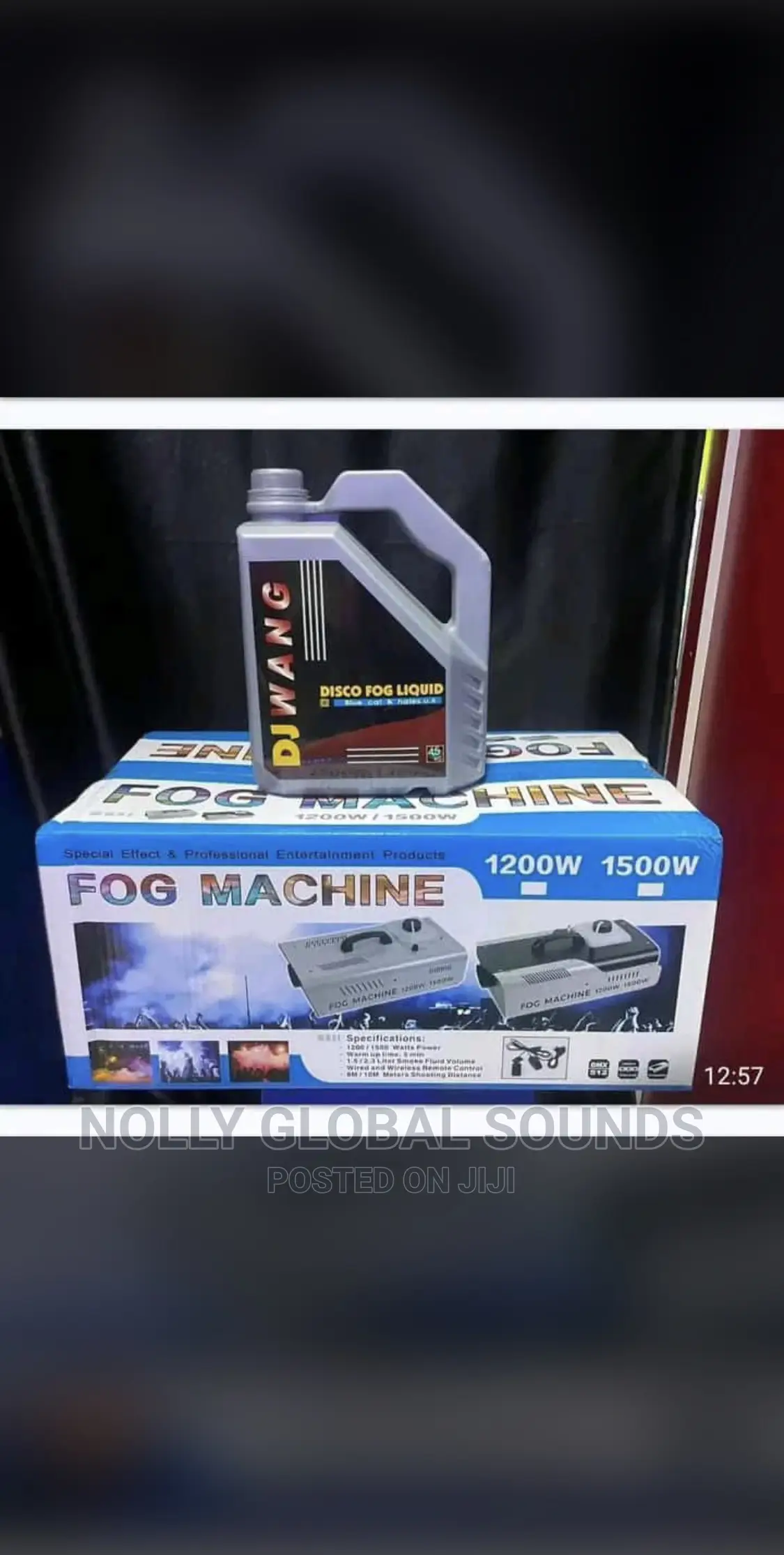 Fog Machine and 4liter Fog Liquid
