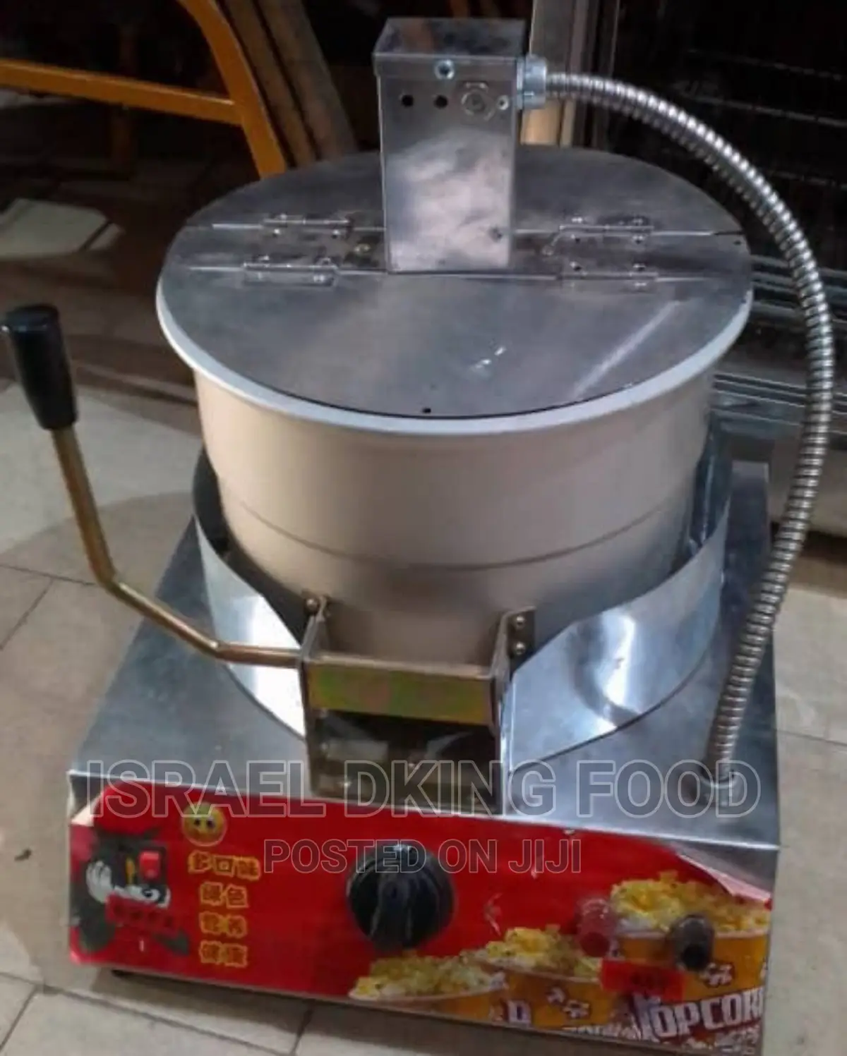 Industrial Big Pot Gas Foreign Table Top Popcorn Machine