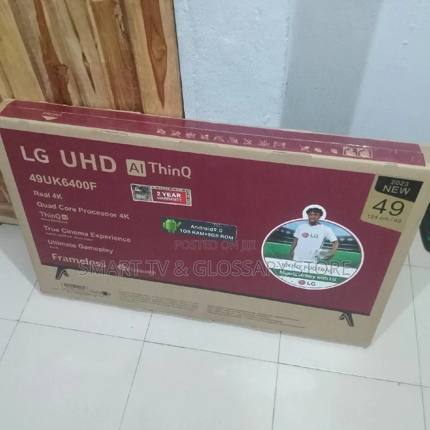 LG 49 Android Frameless Smart TV Netflix Youtube Facebook