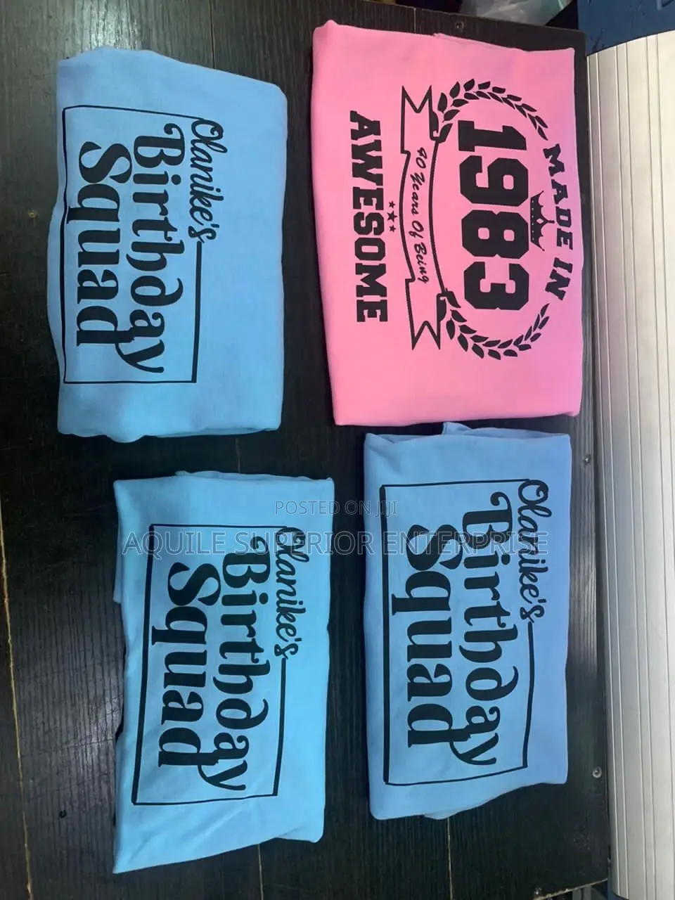 Birthday Shirt Printing