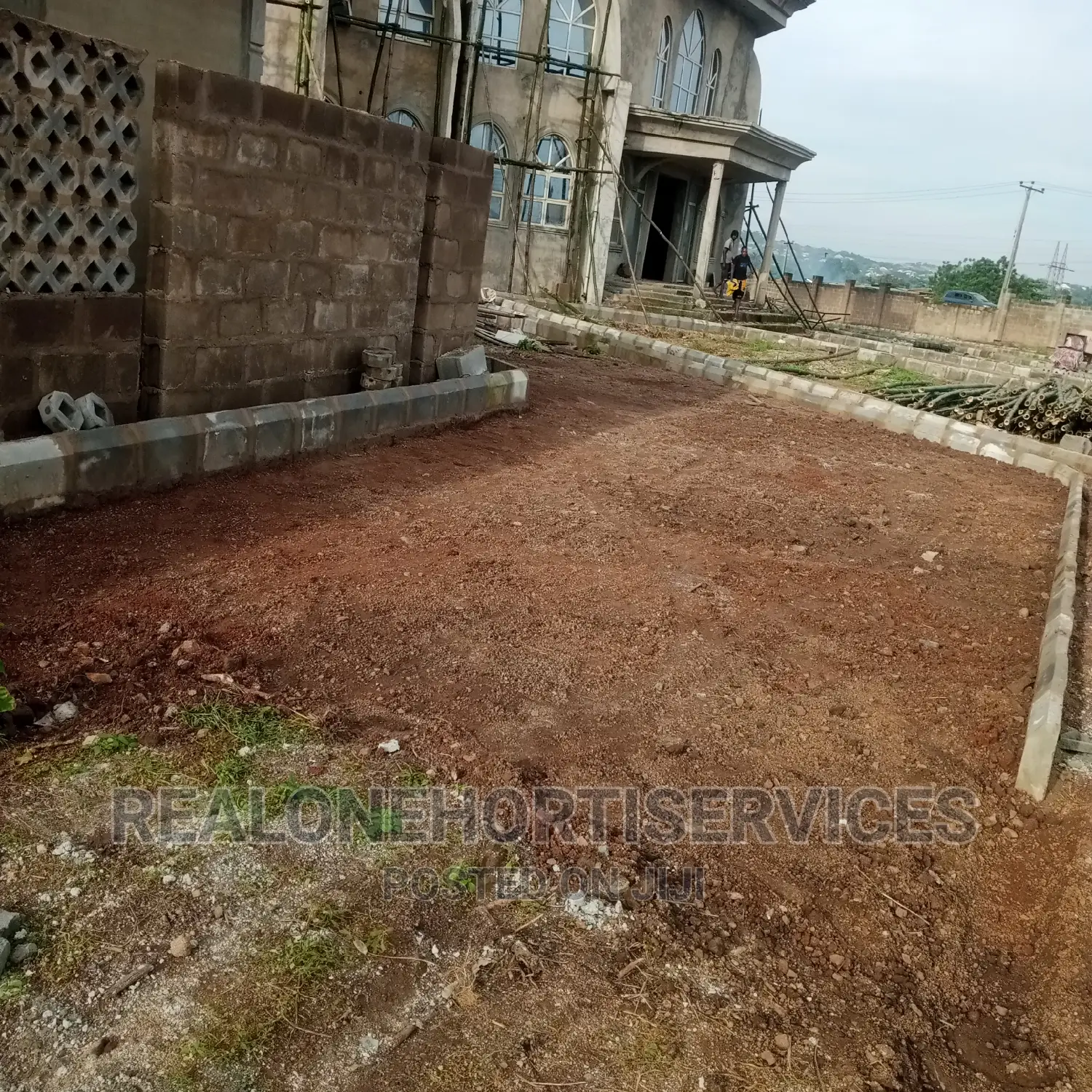 Kerbs for Driveway, Walkway and Green Space