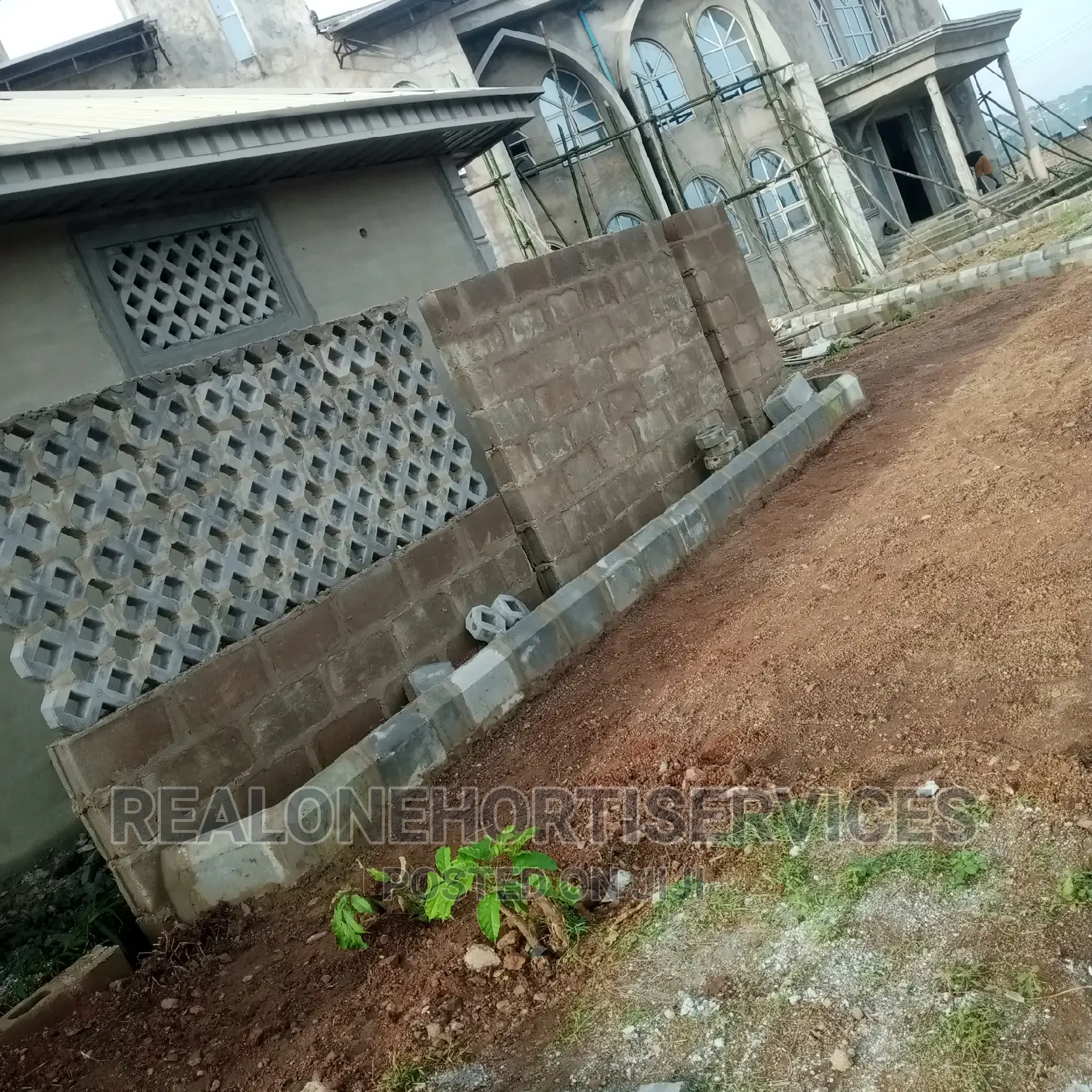 Kerbs for Driveway, Walkway and Green Space