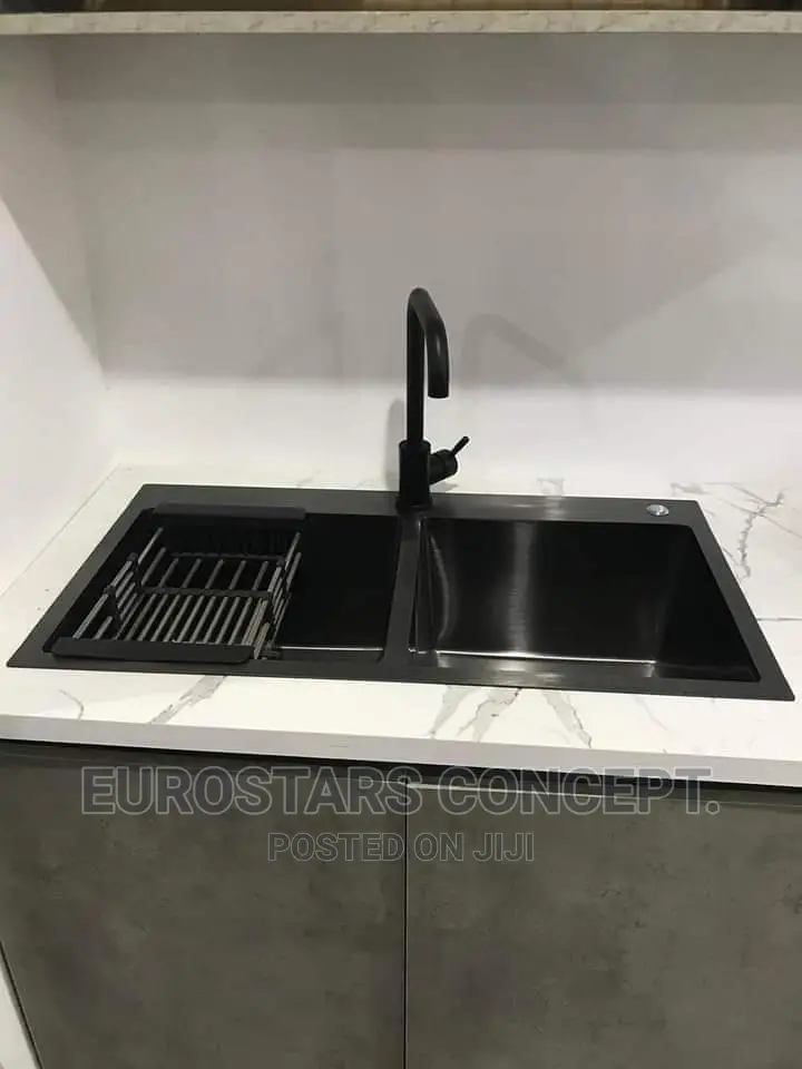 Double Bowl Black Kitchen Sink