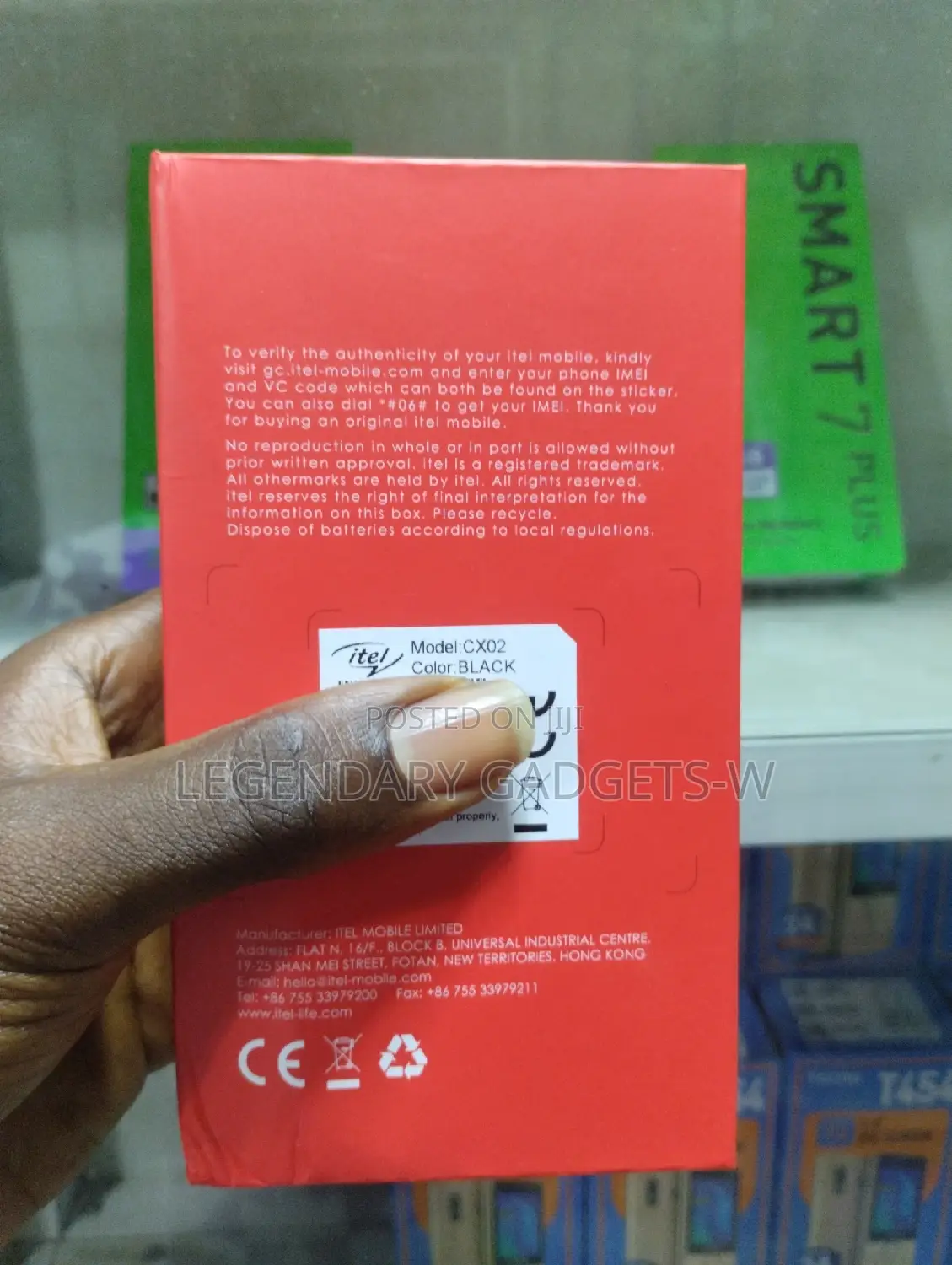 New Itel Circle 1 Black