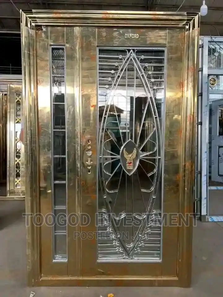 Stainless Glass Door Available