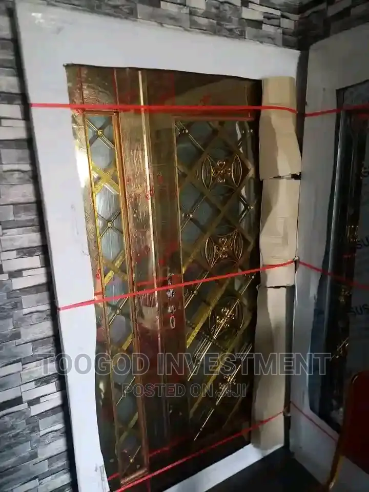 Stainless Glass Door Available