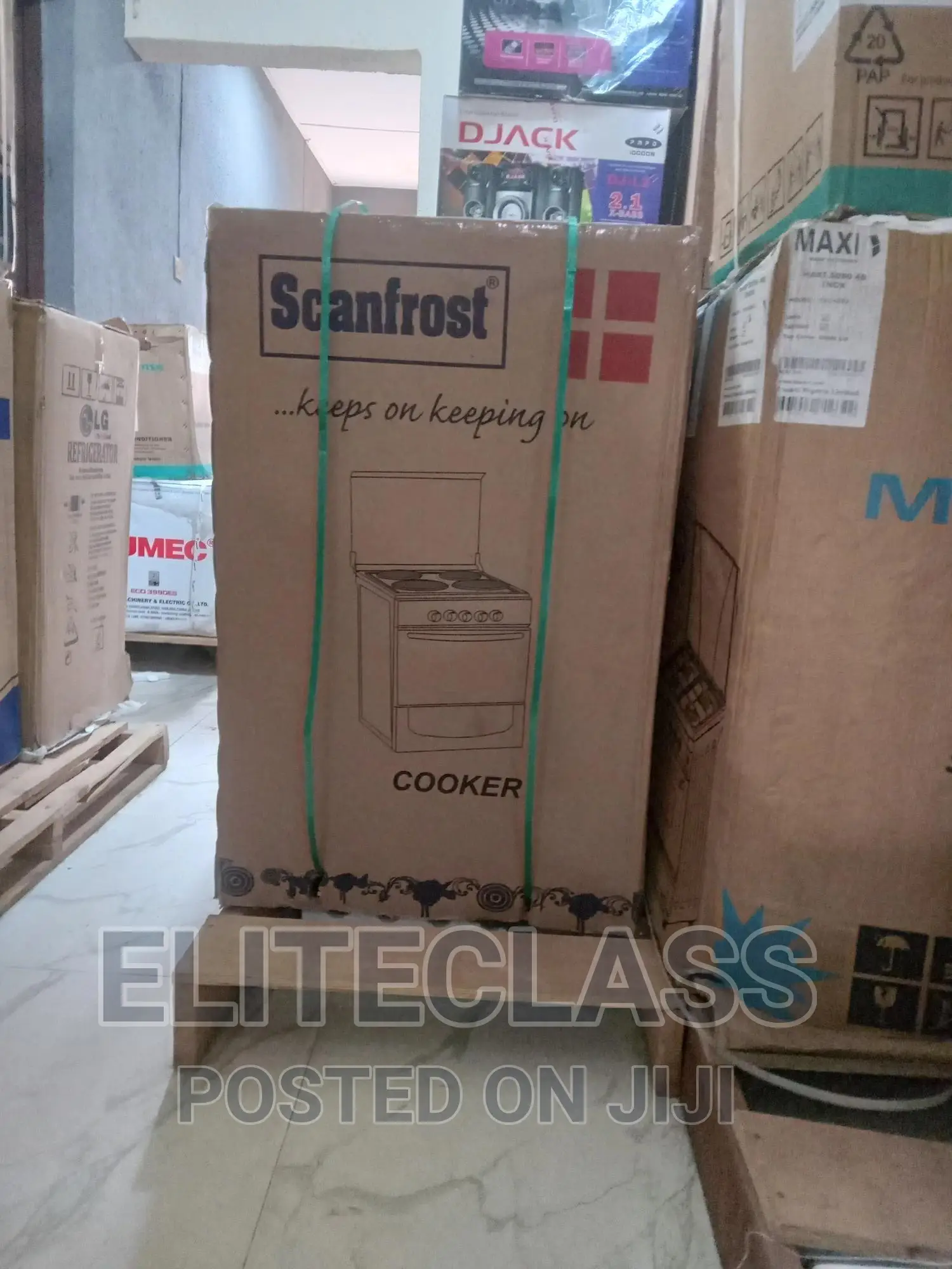 Brand New Scanfrost Gas Cooker+Oven-Ck5400b