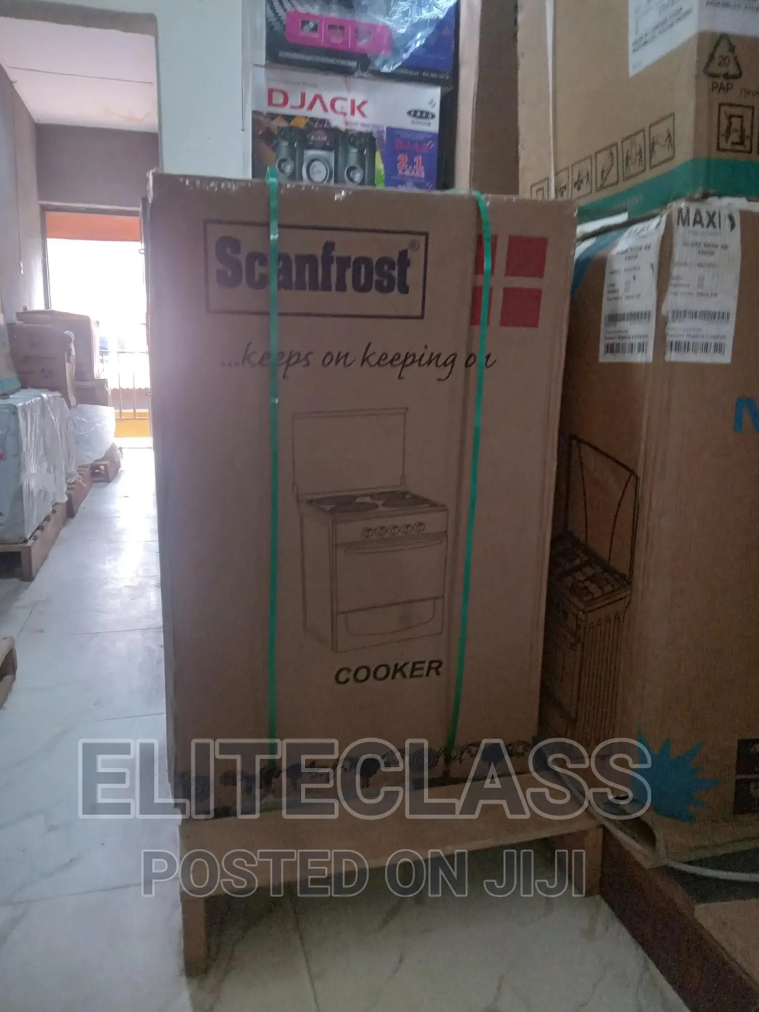 Scanfrost 4 Burner+Oven Gas Cooker(Ck5400b)