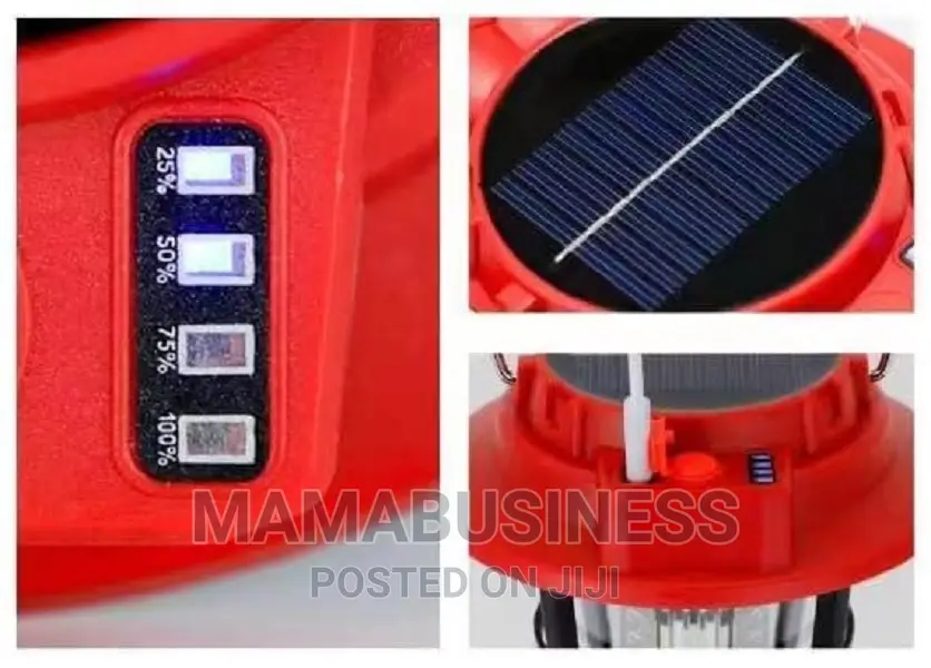 Multi Functional Waterproof 300 Lumen Solar Lamp Portable