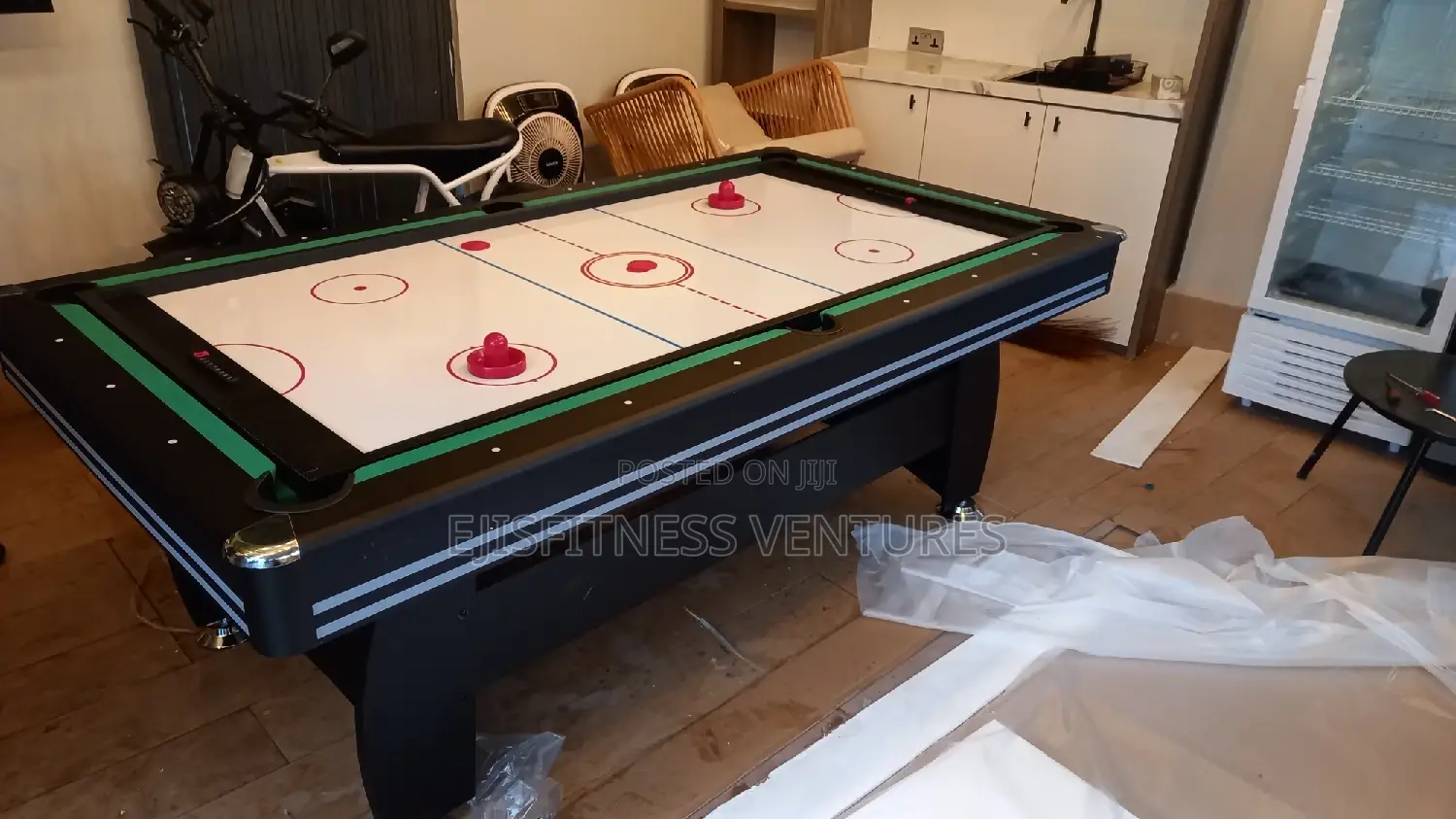 3in1 Snooker, Air Hockey and Table Tennis Board