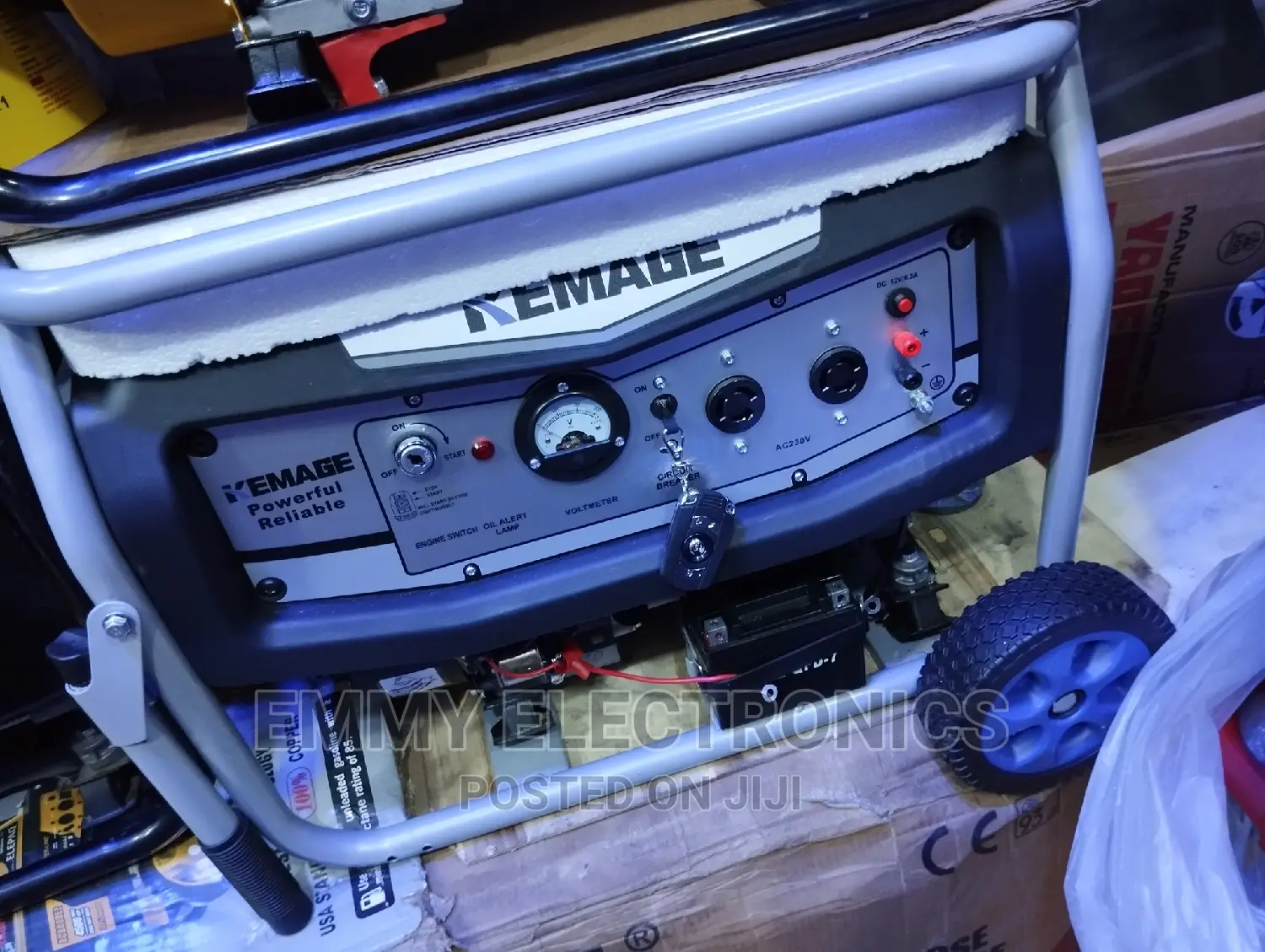 Kemage Remote Control Petrol Generator Model Km5800e2r(5kva)