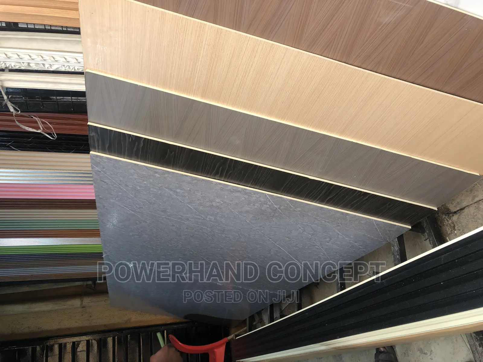Vinyl Board and Fluted Panel