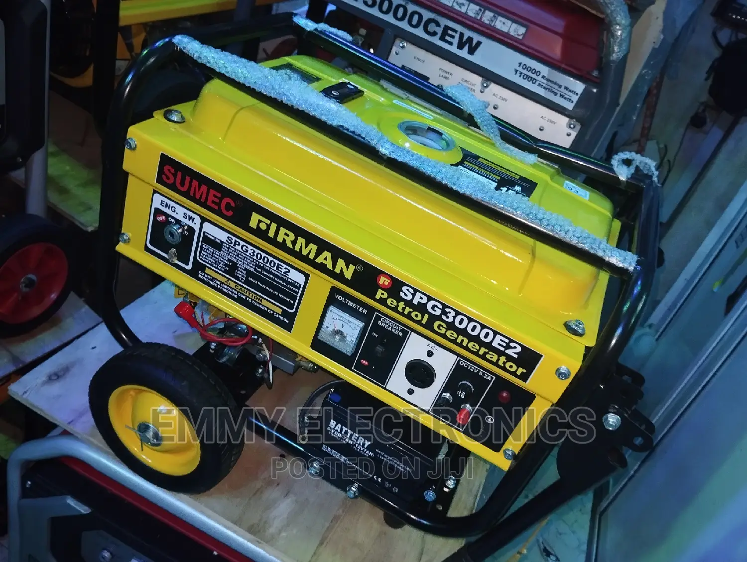 (3kva)Sumec Firman Petrol Generator Model Spg3000e2 100%
