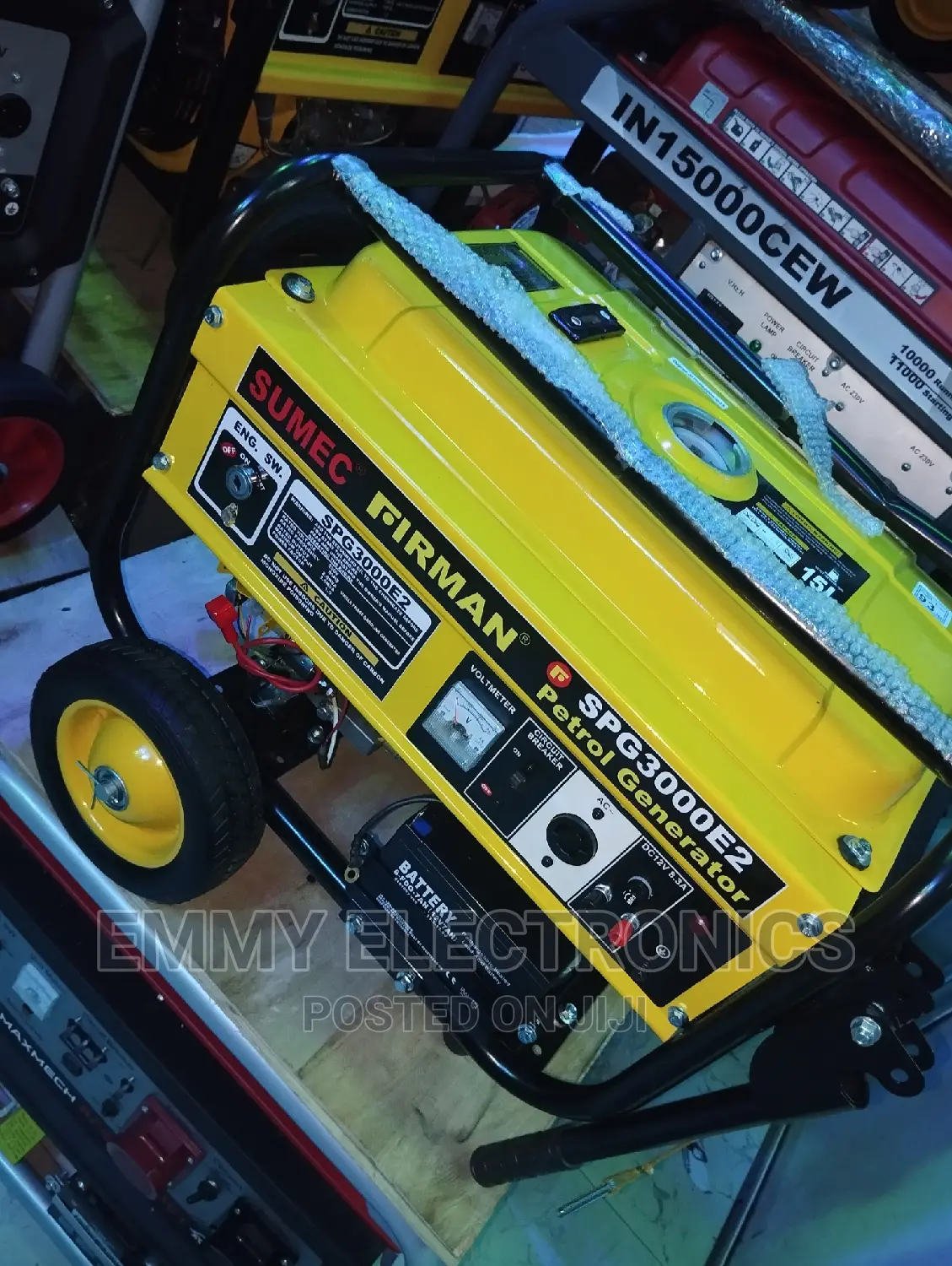 Sumec Firman Petrol Generator Model Spg3000e2 100% Copper