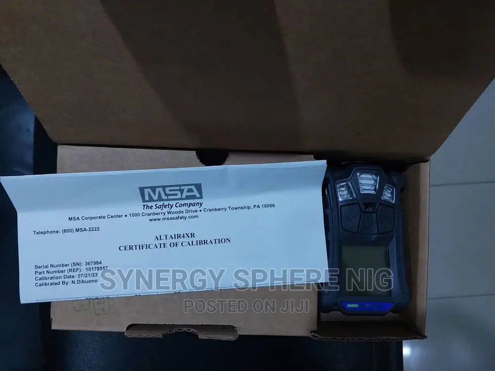 Altair 4xr Gas Detector With Free 1 Year Calibration