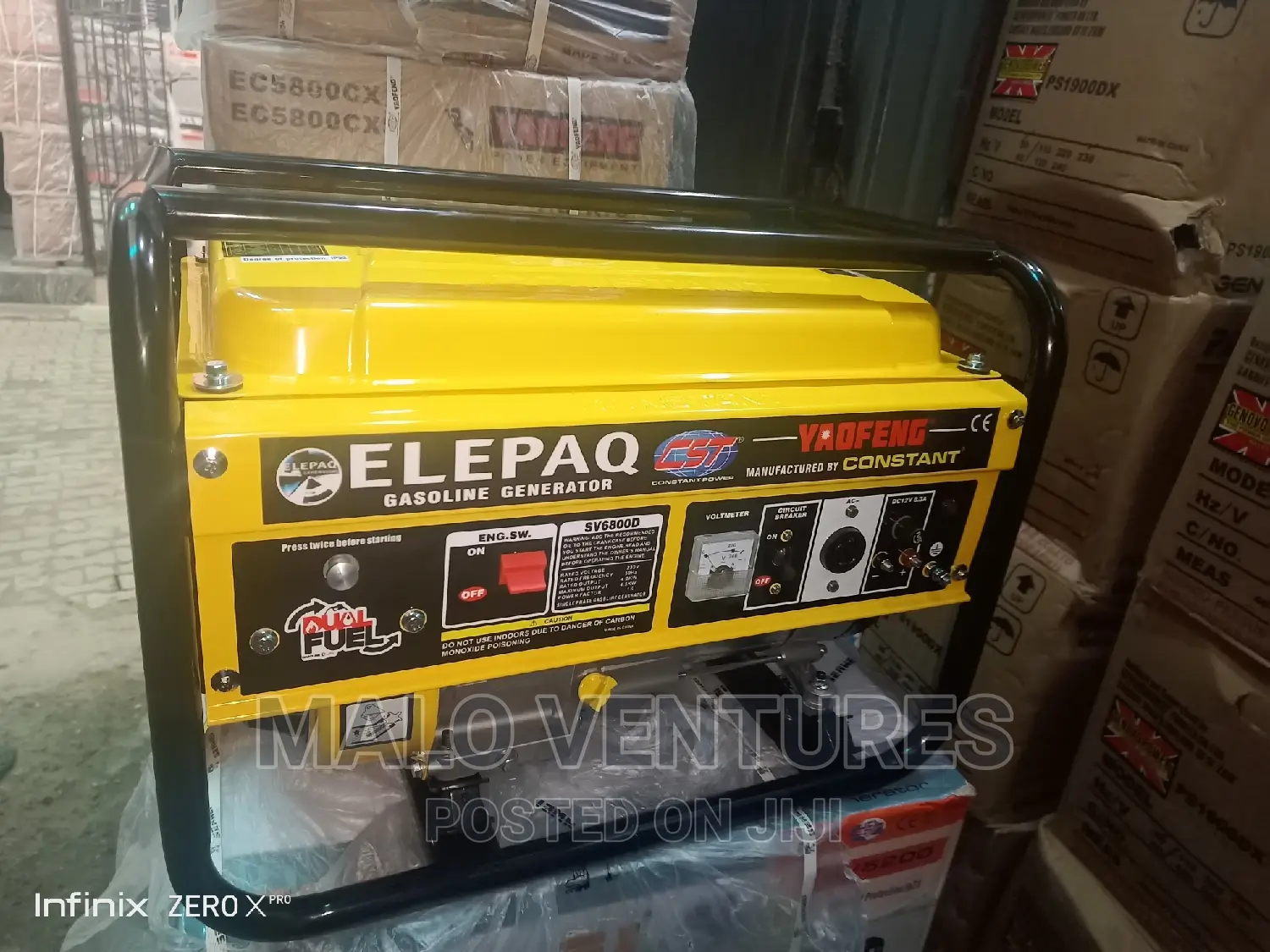 4.5kva Natural Gas Elepaq Generator 100% Copper