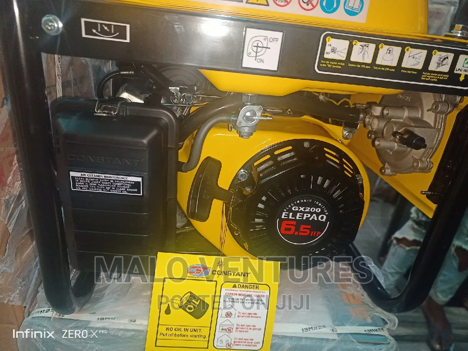 4.5kva Natural Gas Elepaq Generator 100% Copper