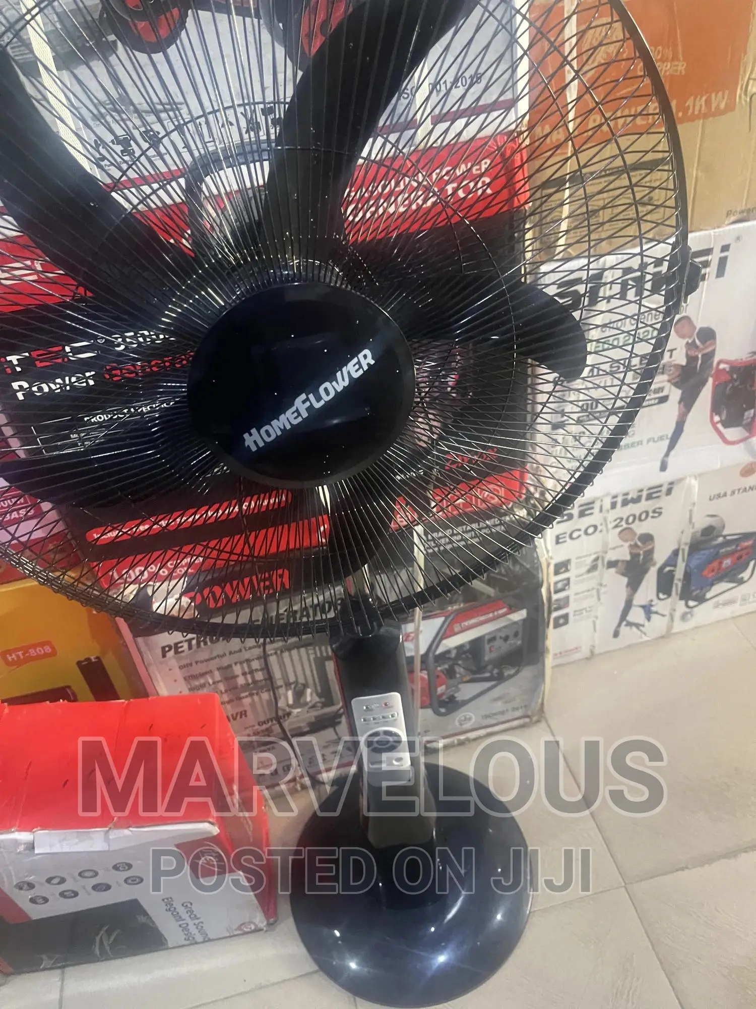 Homeflower 18inch Rechargeable Standing Fan Available