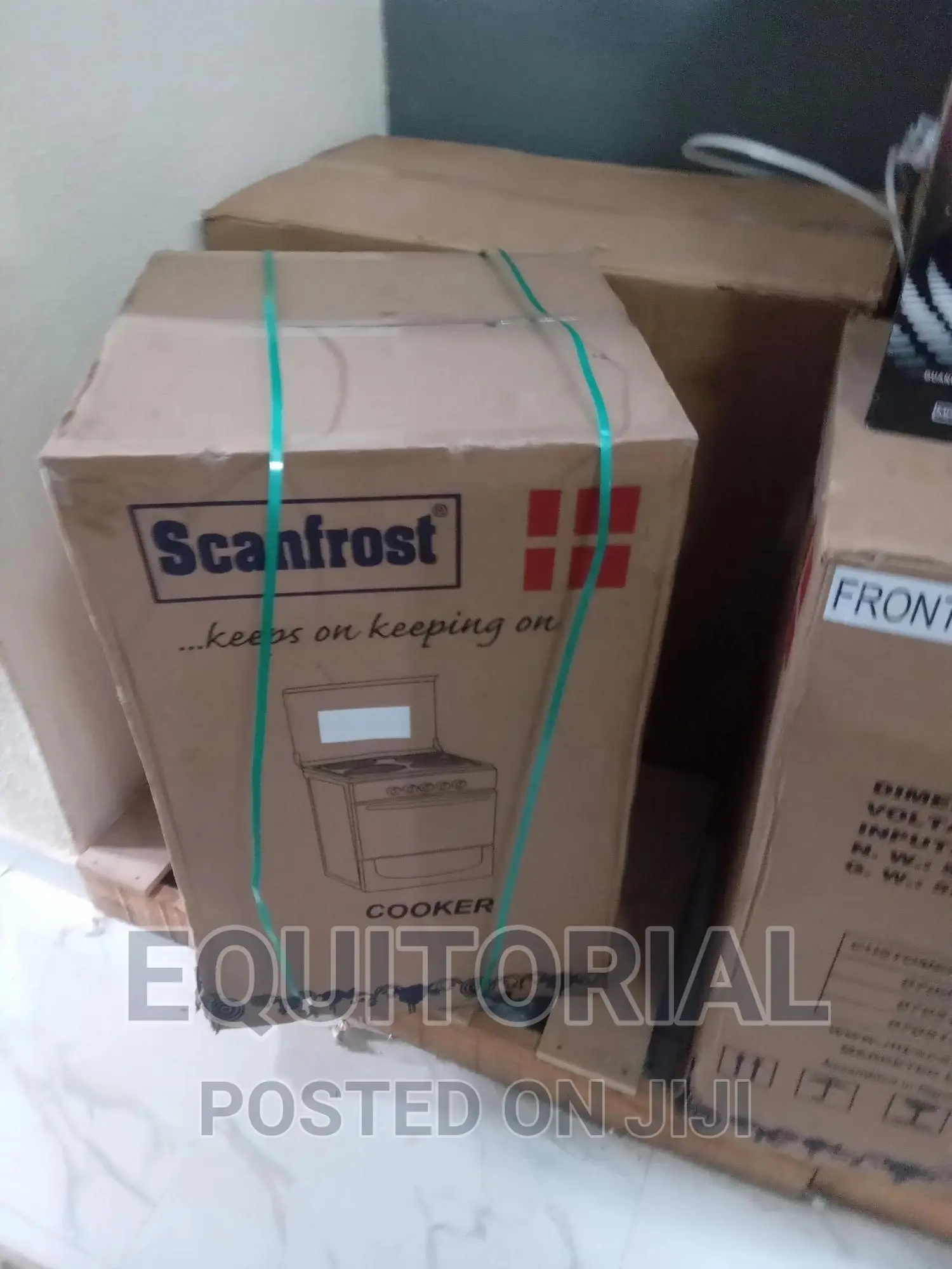 New Scanfrost Standing 4 Burner Gas Cooker-Ck5400b