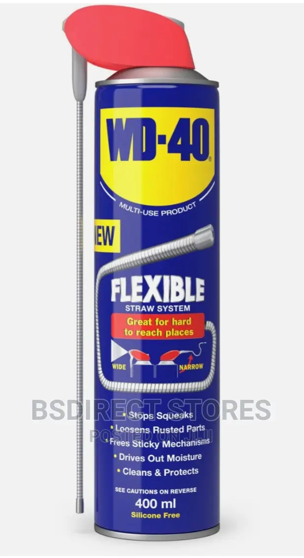 Wd-40 Flexible Straw System Multi- Purpose Lubricant 400ml
