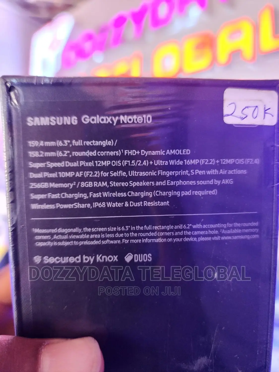 New Samsung Galaxy Note10 256 GB Black