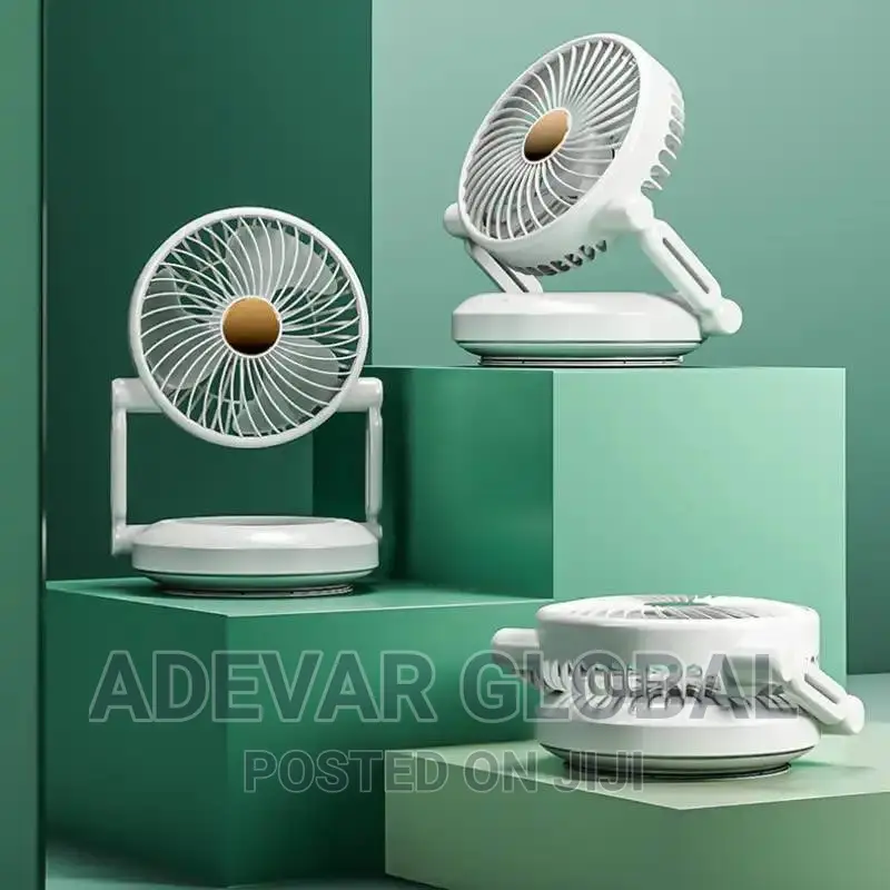 Portable Desktop/Wall Mounted Foldable Fan USB Rechargeable