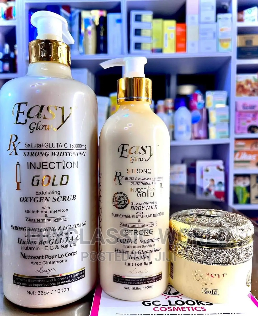 Easy Glow PX Strong Whitening Injection Gold Set