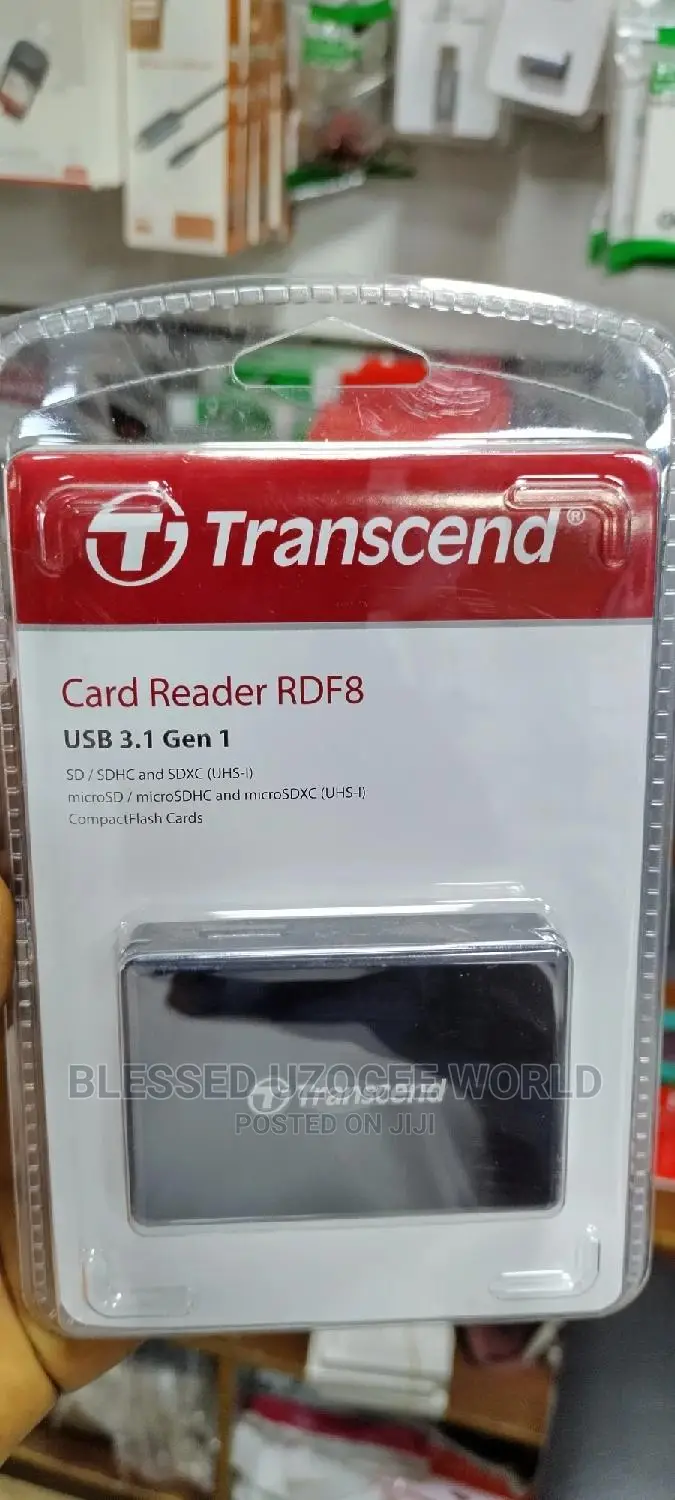 Transcend All in 1 USB 3.1 Gen1 Memory Card Reader RDF8