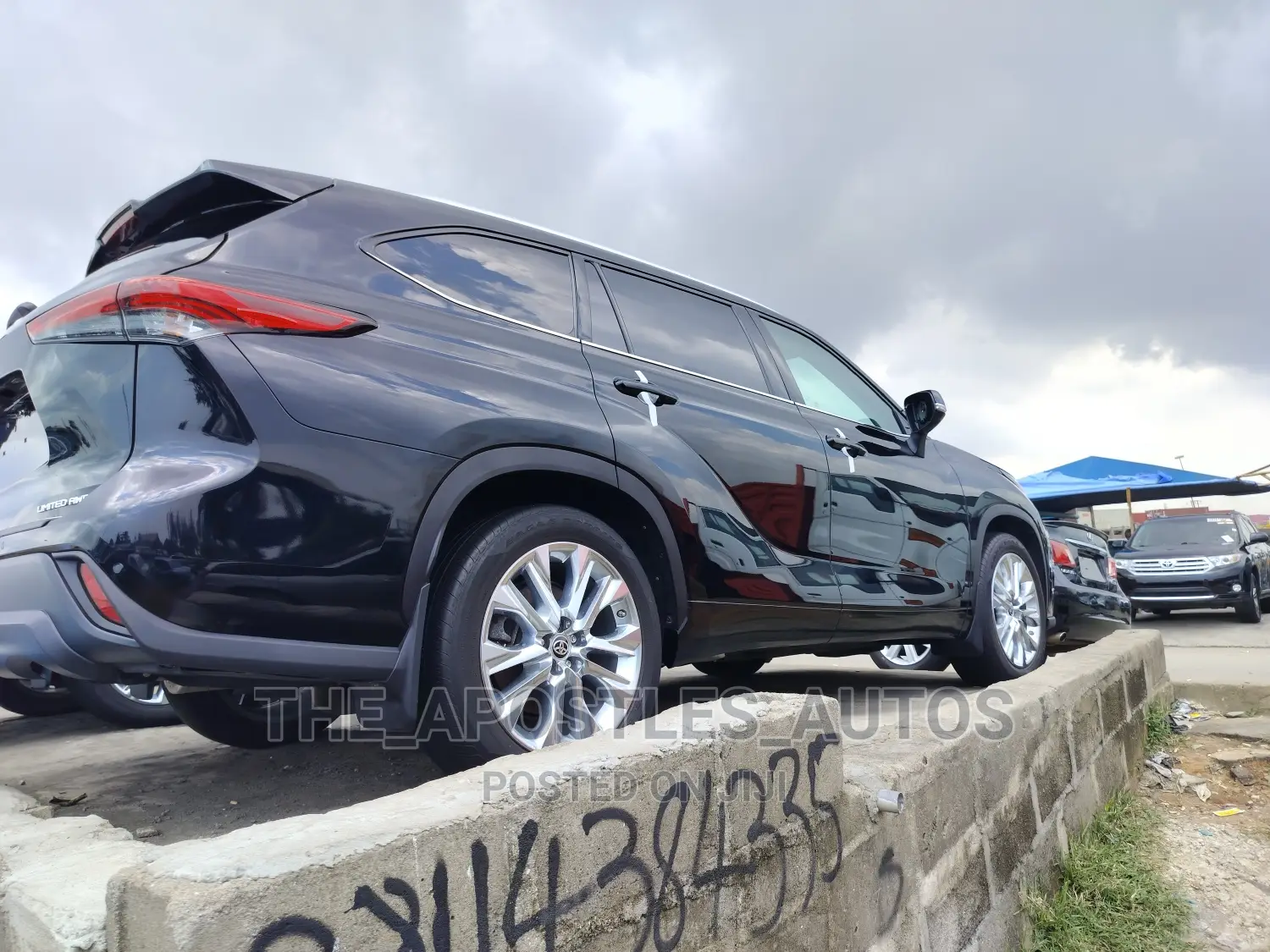 Toyota Highlander Platinum 2022 Black
