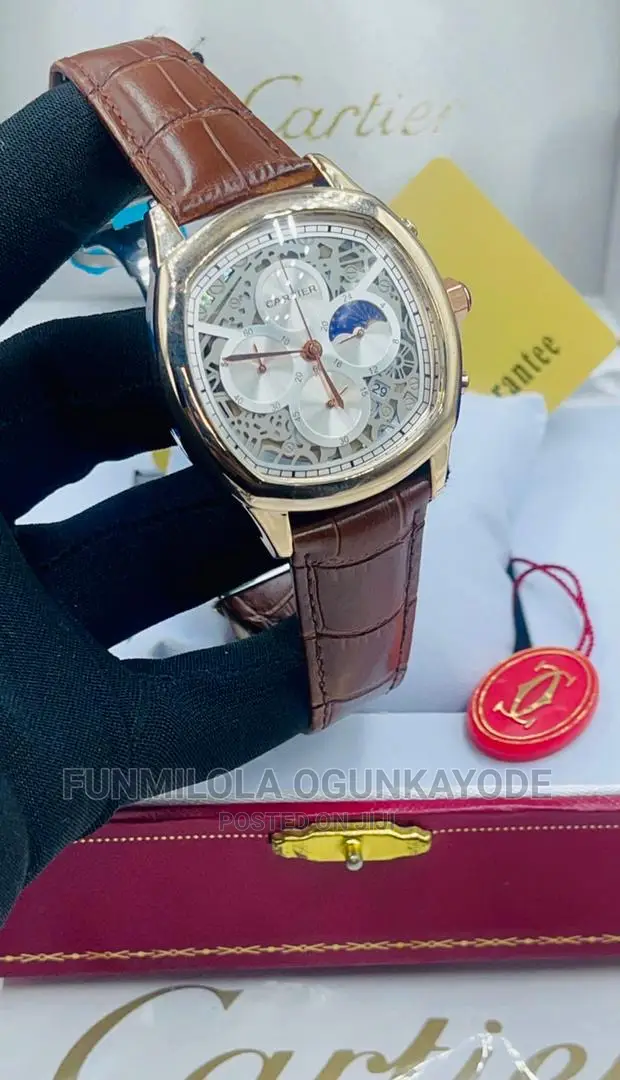 Cartier Chronograph Leather