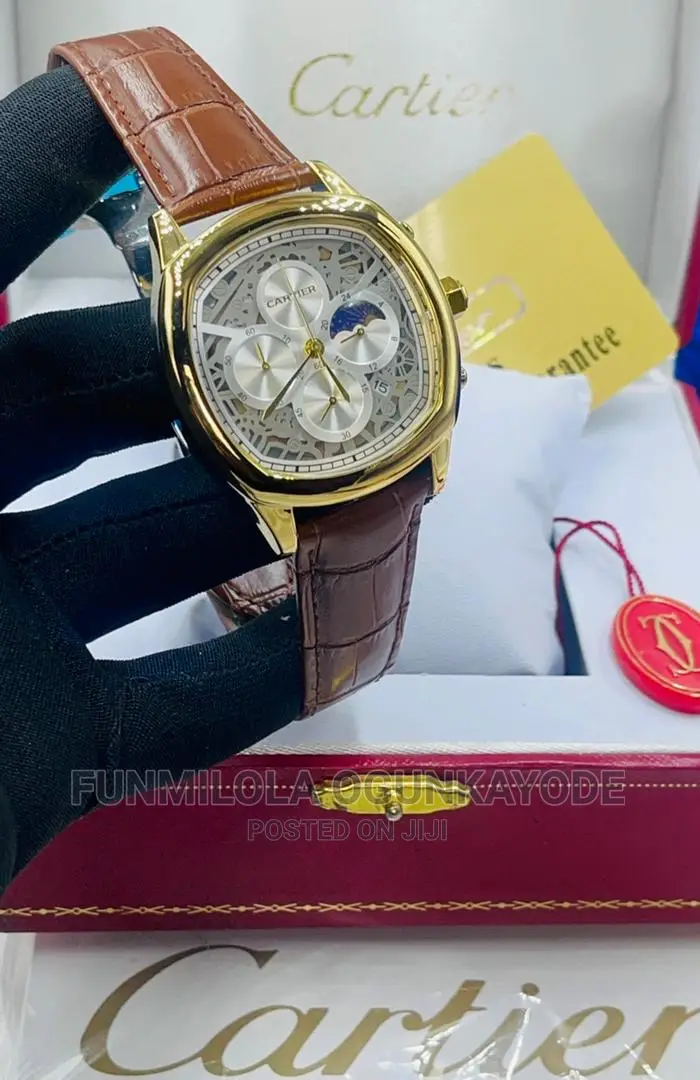 Cartier Chronograph Leather