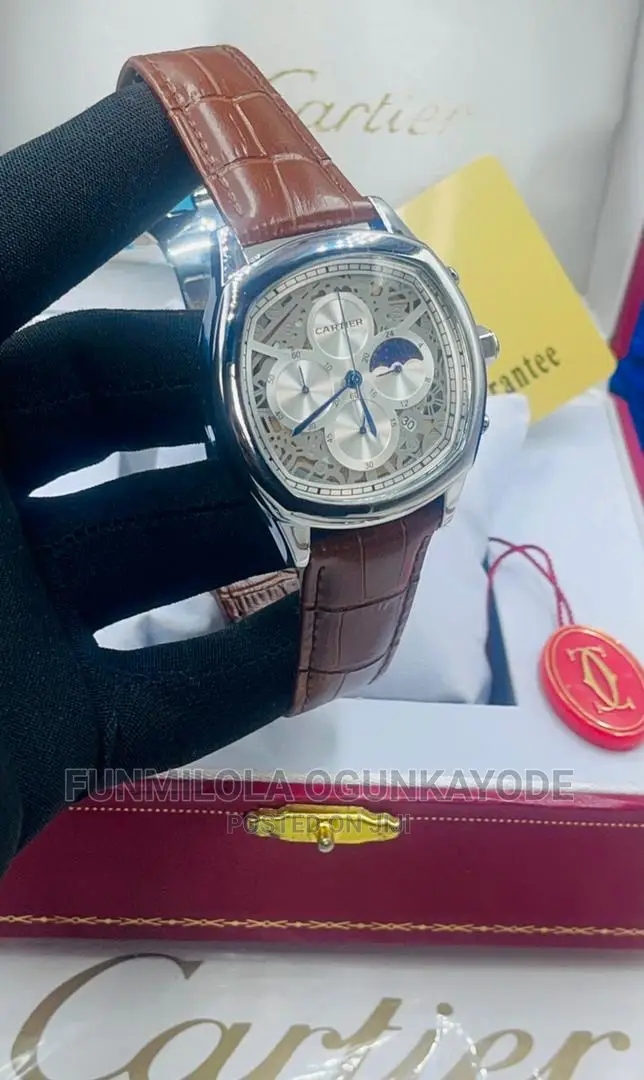 Cartier Chronograph Leather