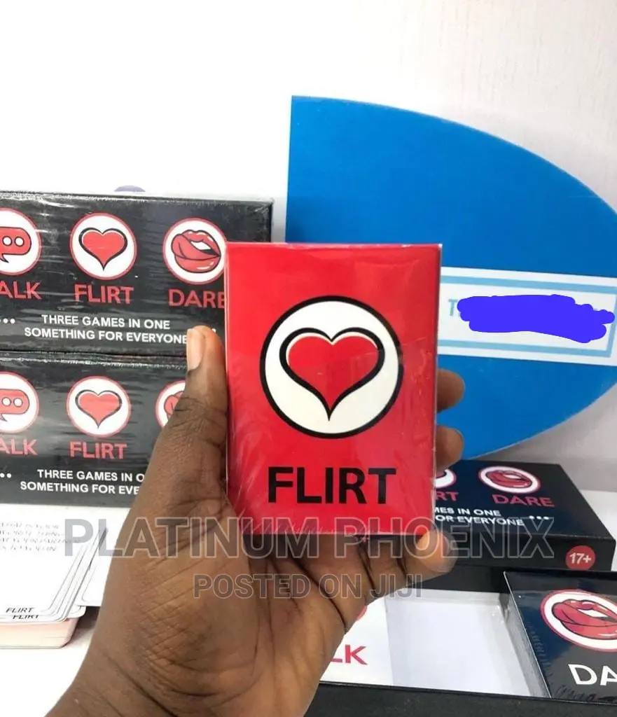 3in1 Talk, Flirt and Dare Game Card