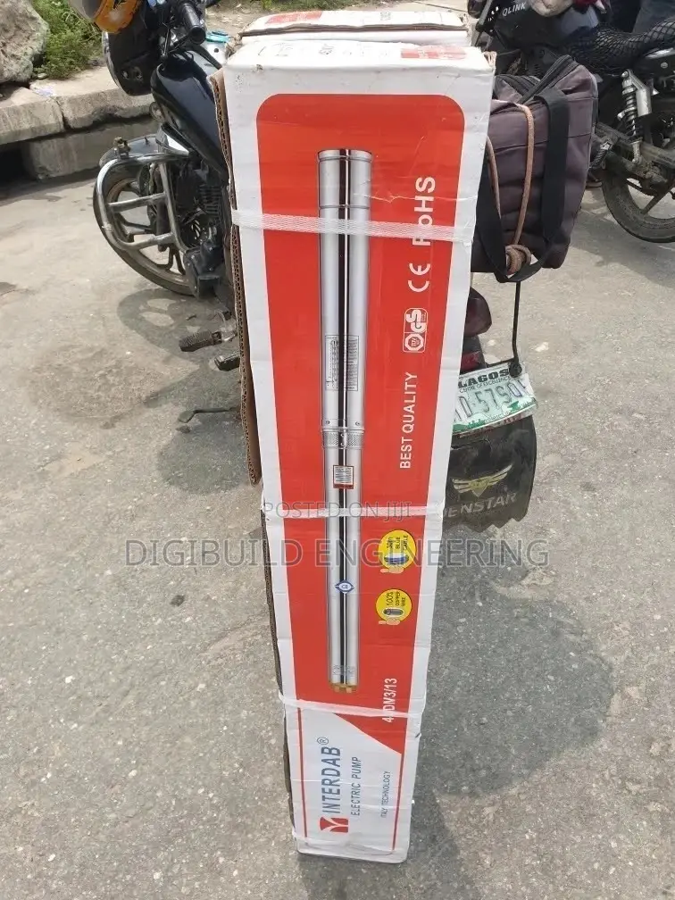 1hp Interdab Submersible Water Pumping Machine