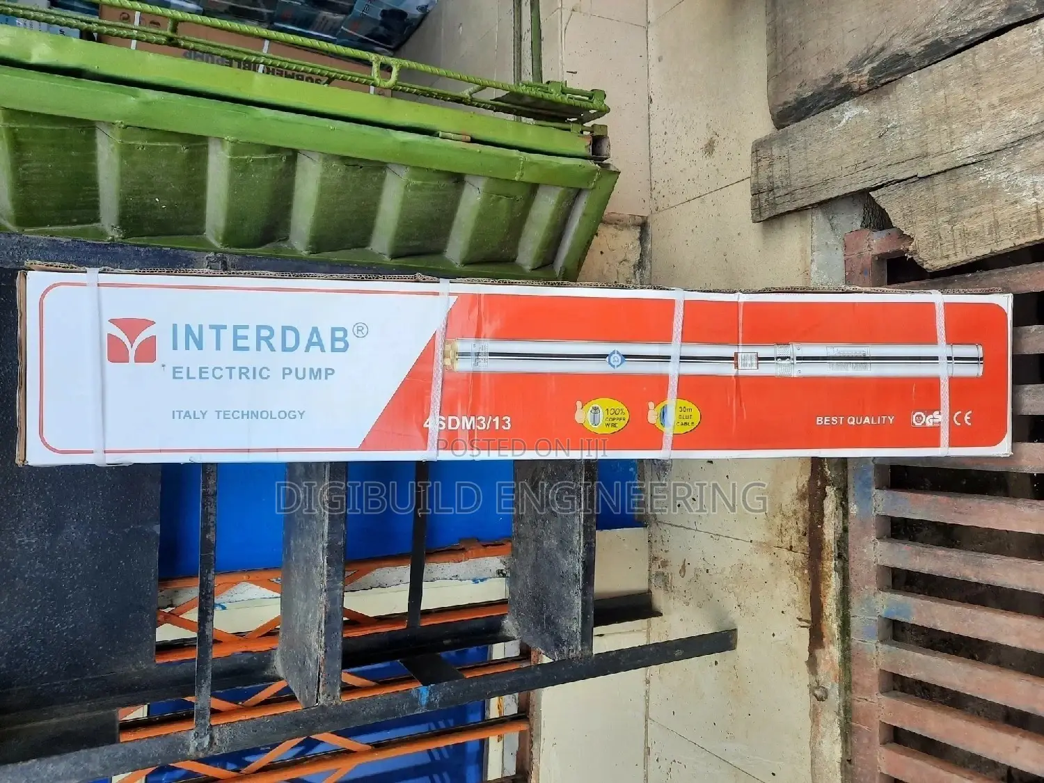 1hp Interdab Submersible Water Pumping Machine