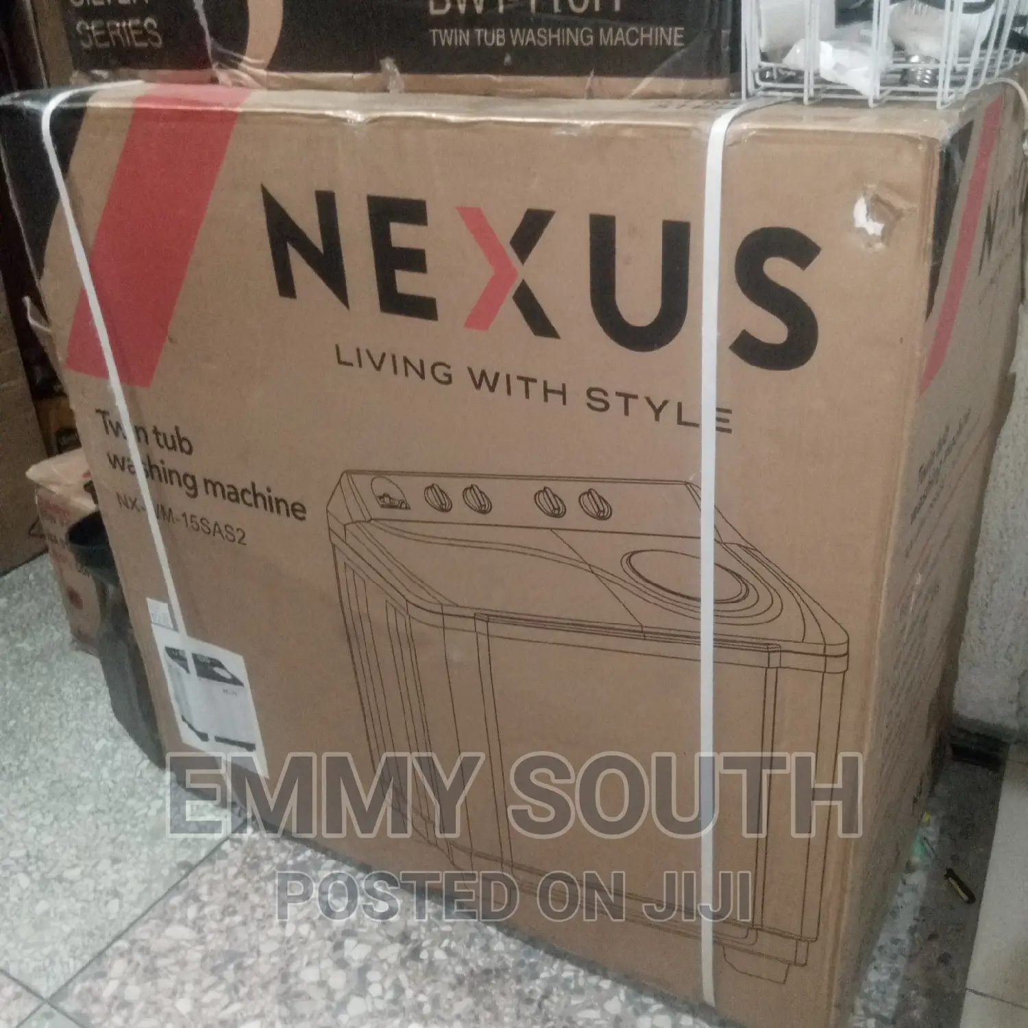 Nexus Twin Tub Washing Machine With Spinp