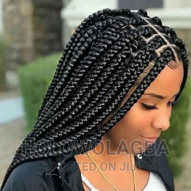 Home Service Hairdresser and Jumbo Knotless Braid Wig