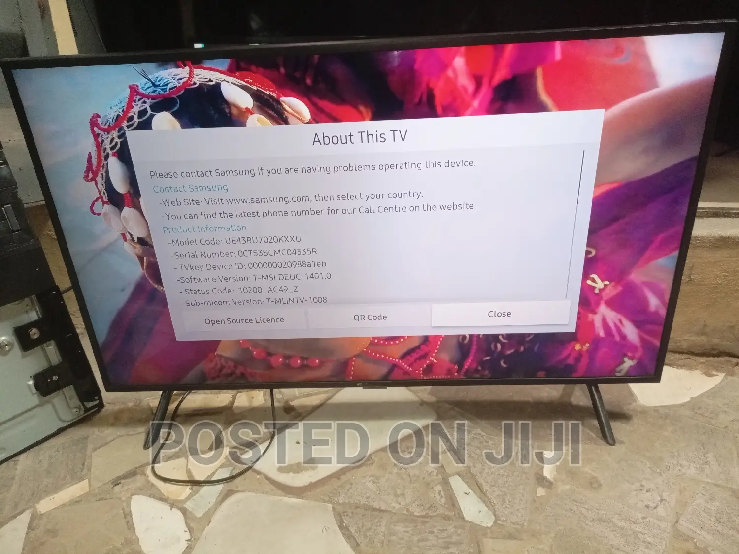 Direct Foreign Used 43 Inches Samsung Smart Tv
