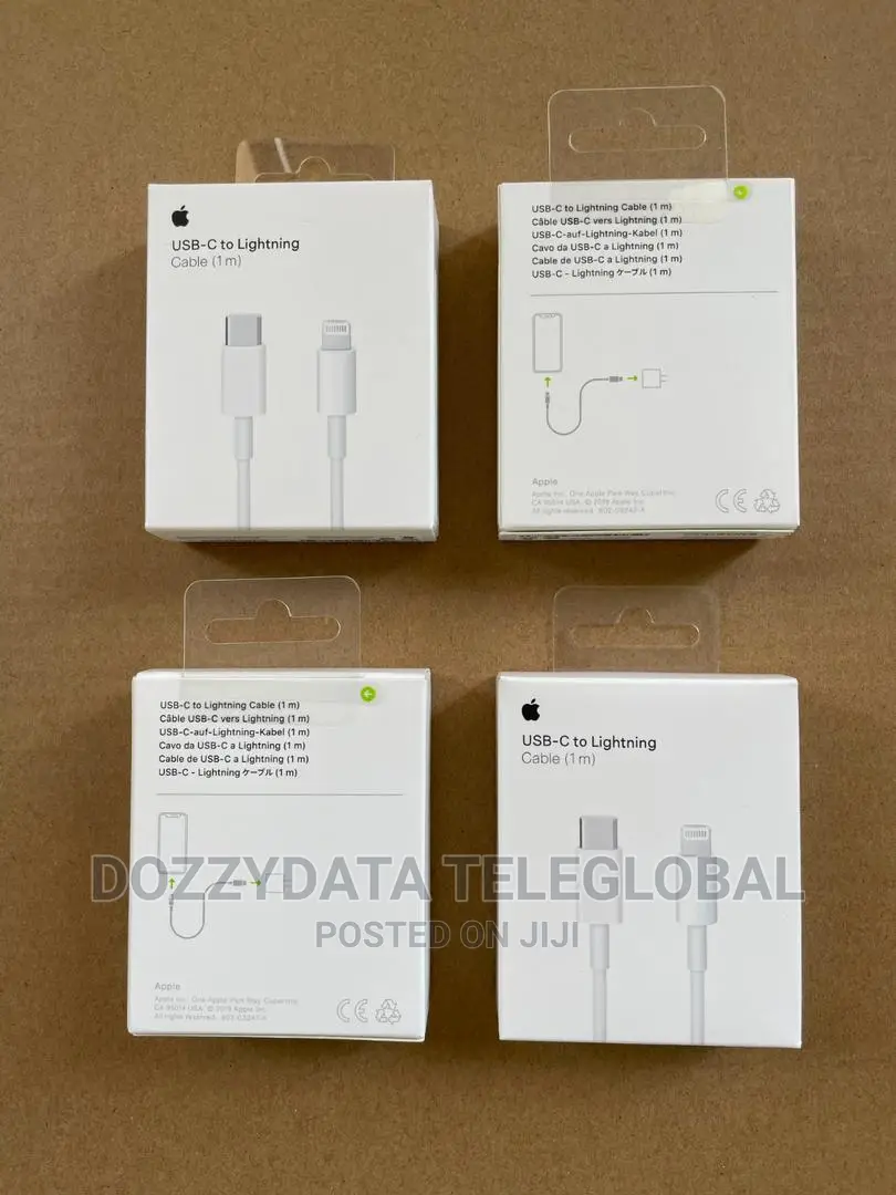 Original Apple 20w Adapter and C to Ios Cable