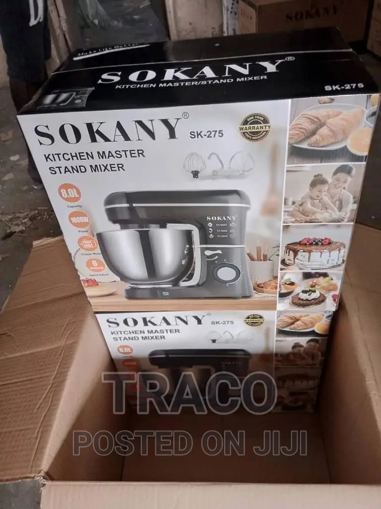 Sokany Stand Mixer - 8L - 1400W