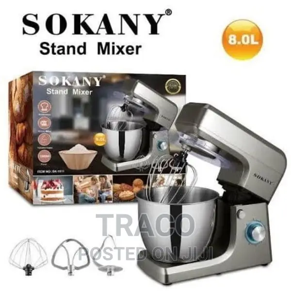 Sokany Stand Mixer - 8L - 1400W