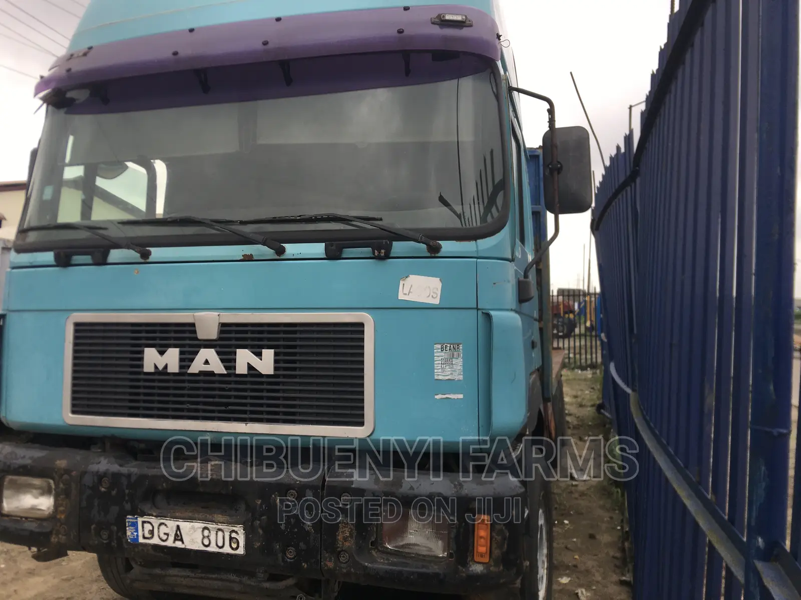 Man DIESEL Flat-Bed Spring-Spring 10 Tyres