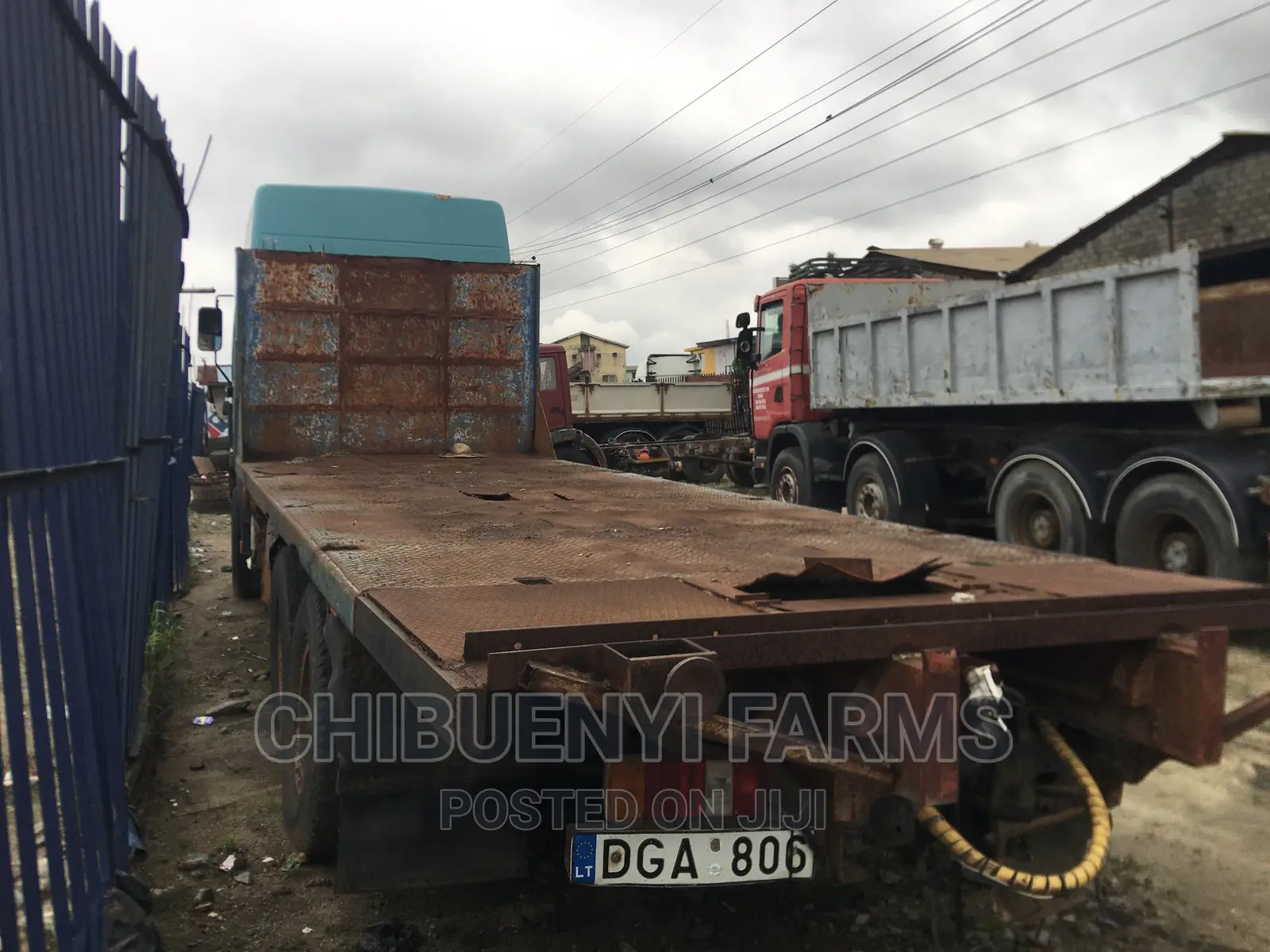 Man DIESEL Flat-Bed Spring-Spring 10 Tyres