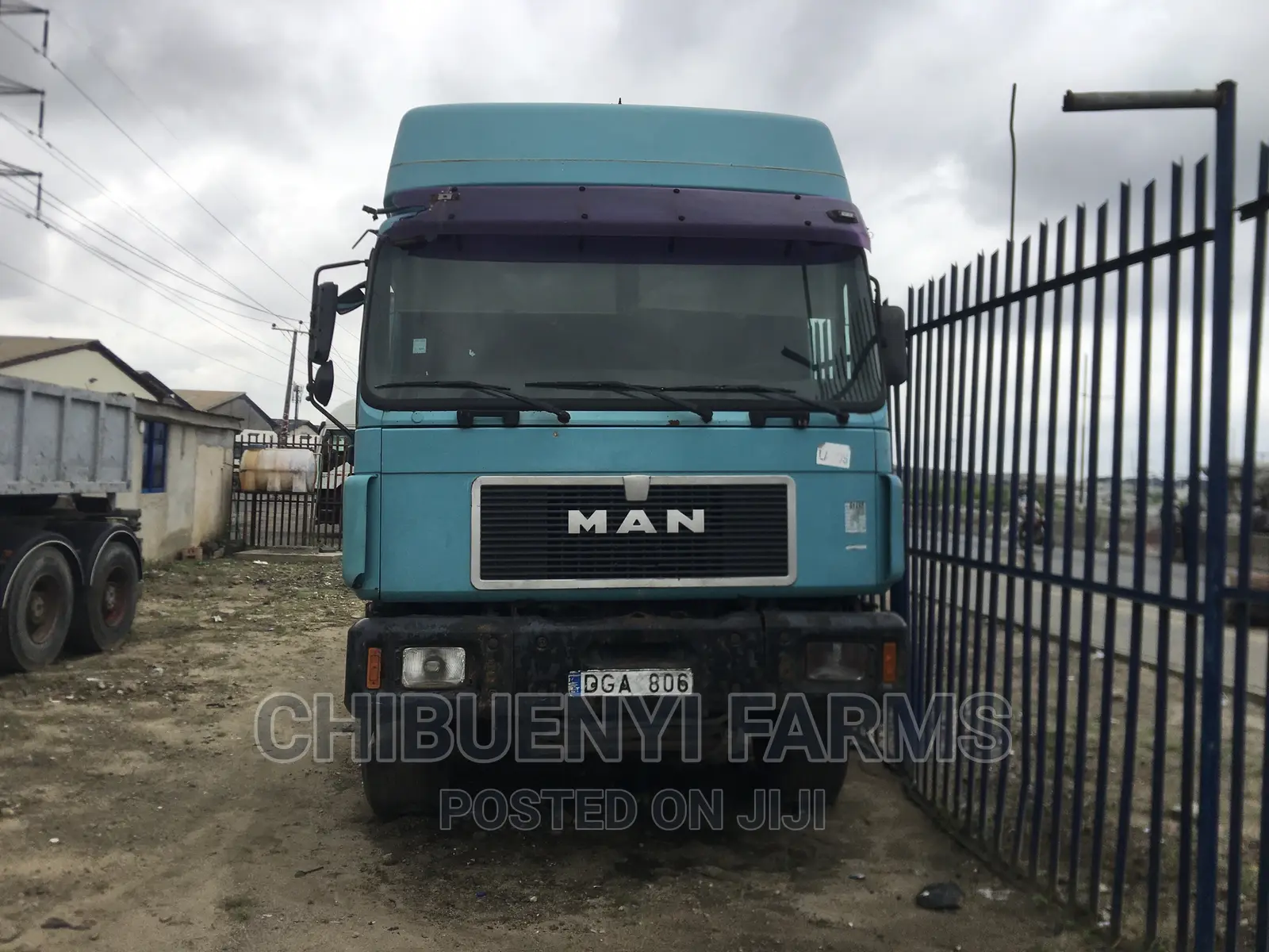 Man DIESEL Flat-Bed Spring-Spring 10 Tyres